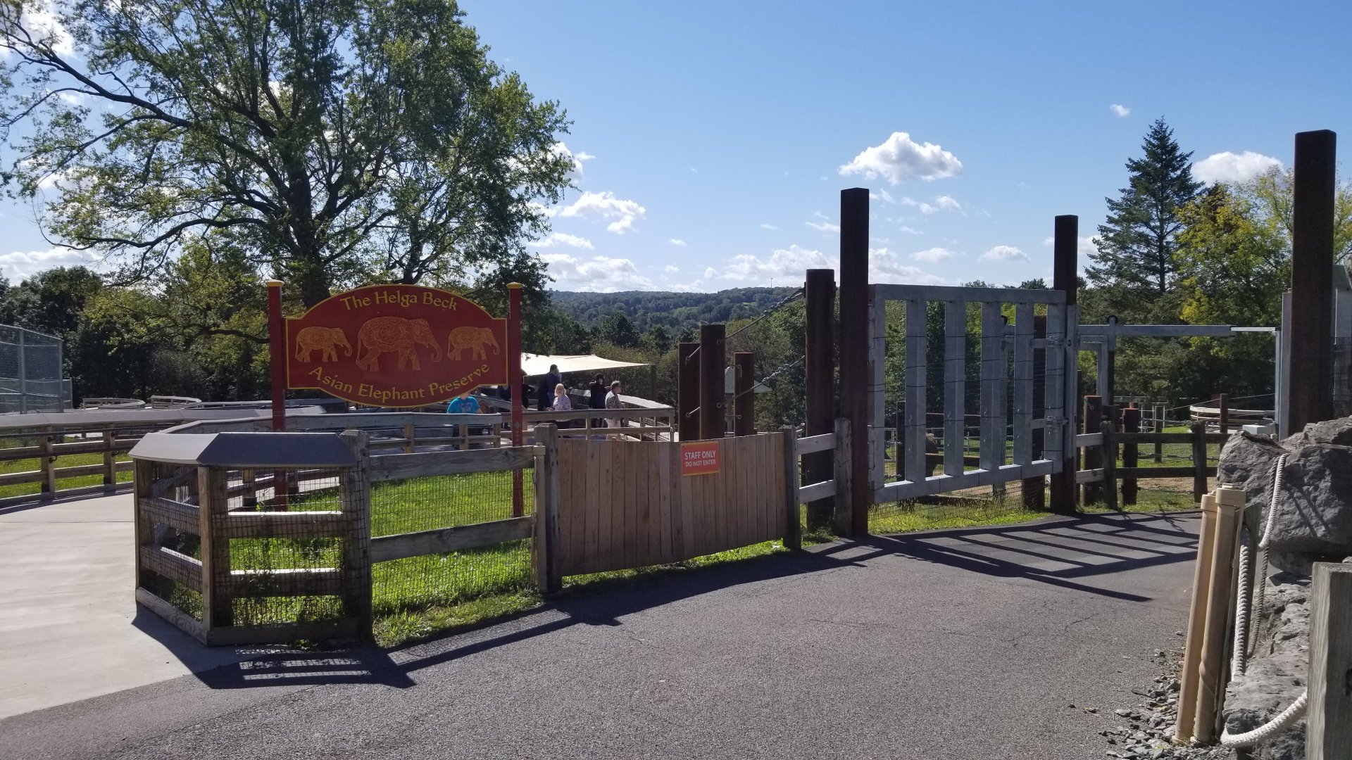 Rosamond Gifford - Asian Elephant Preserve entrance