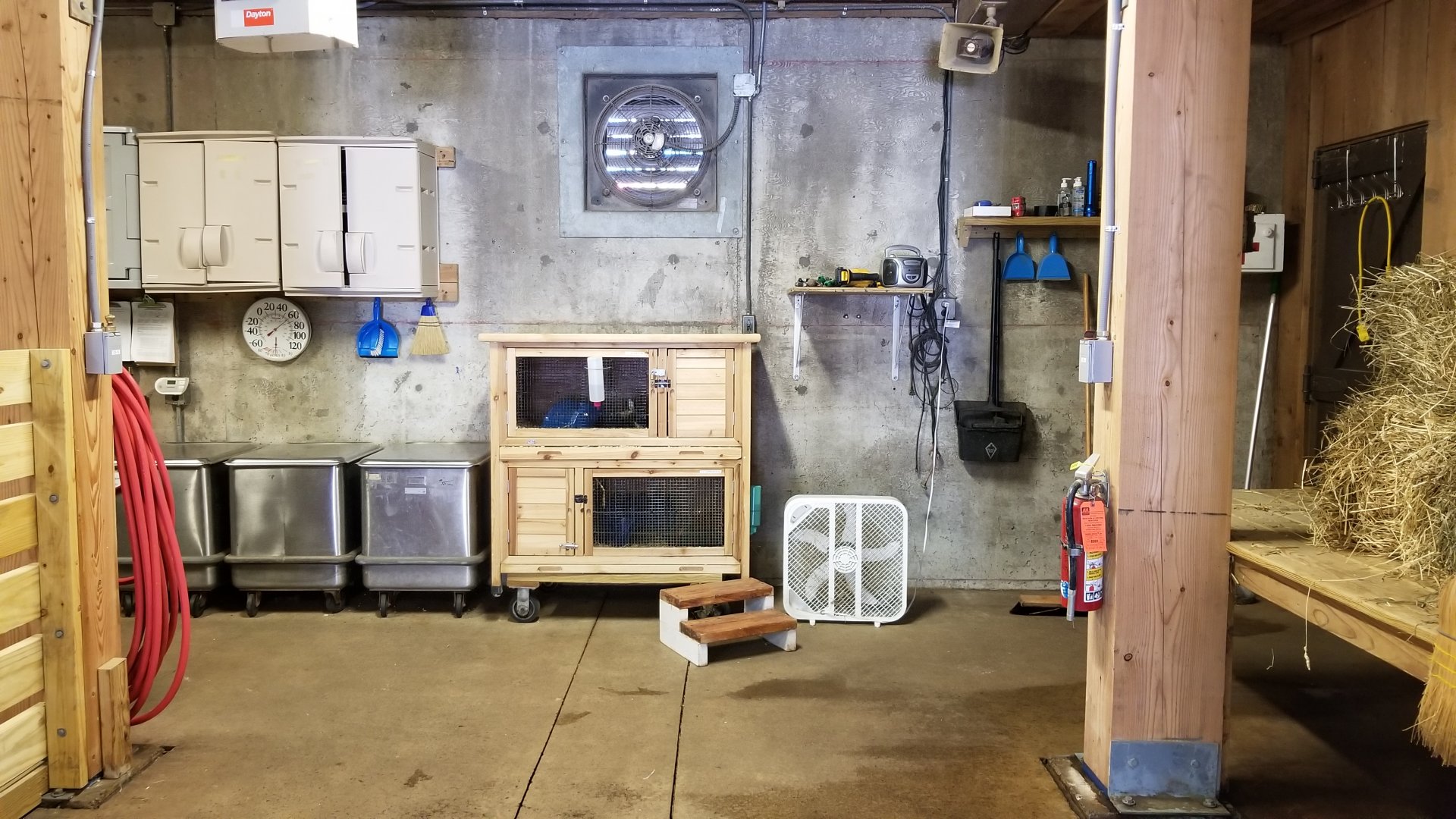 Rosamond Gifford - Inside barn