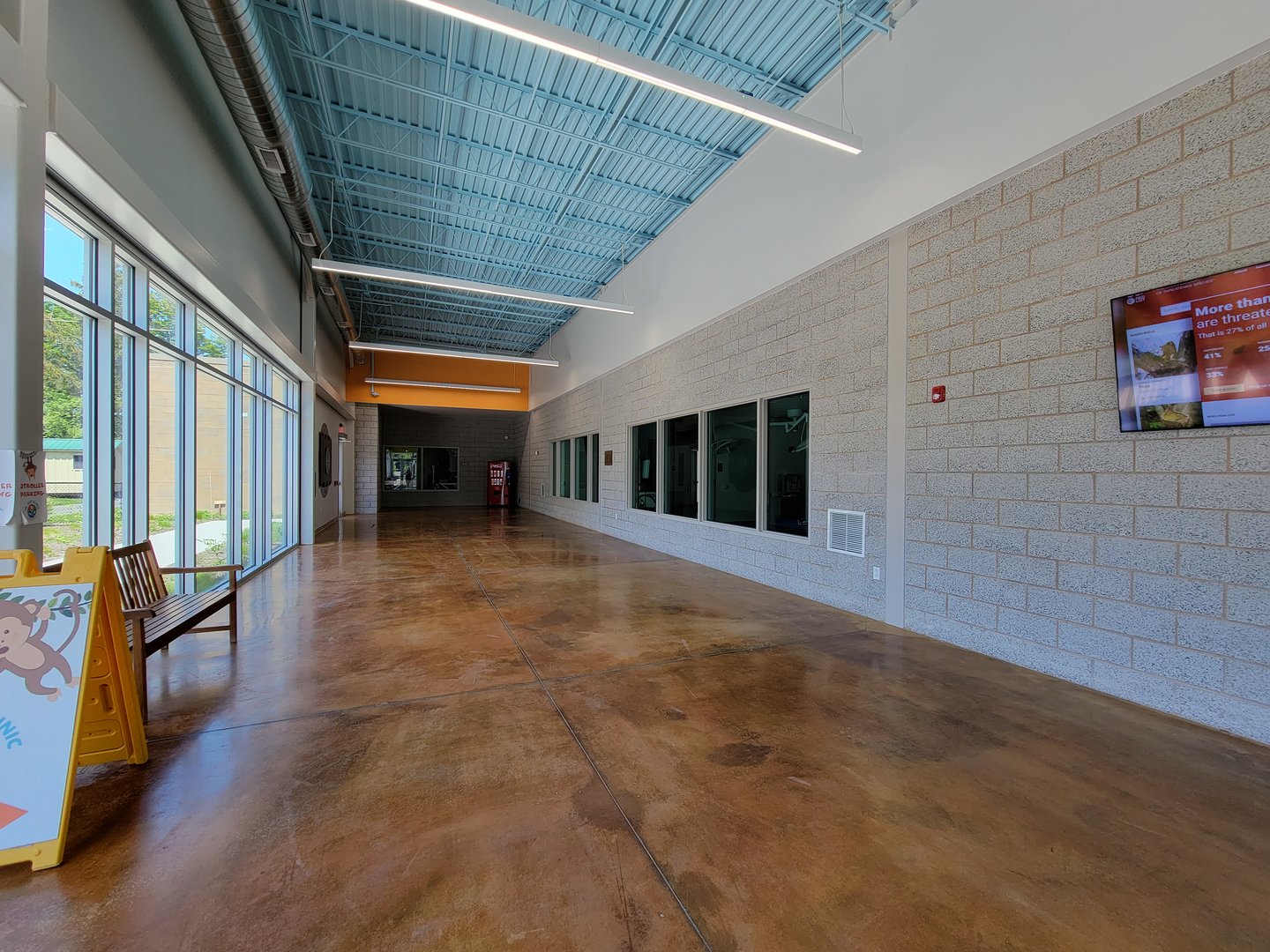 Rosamond Gifford - Inside new Animal Health Center