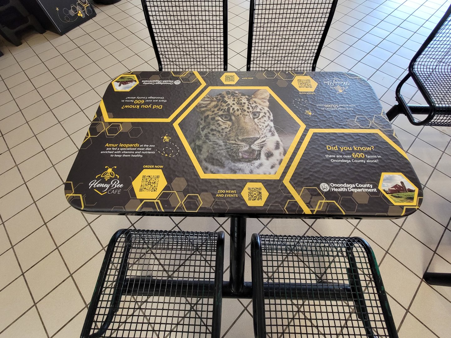 Rosamond Gifford - Tables in Honey Bee Cafe