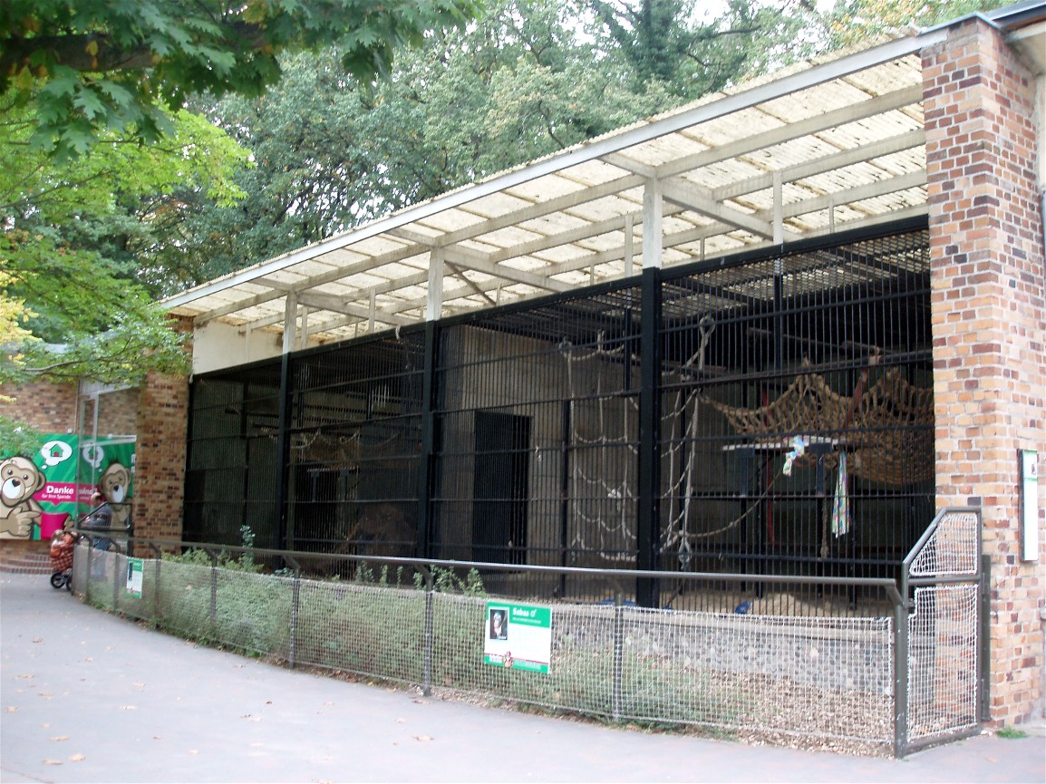 Rostock Zoo - Great Ape cages