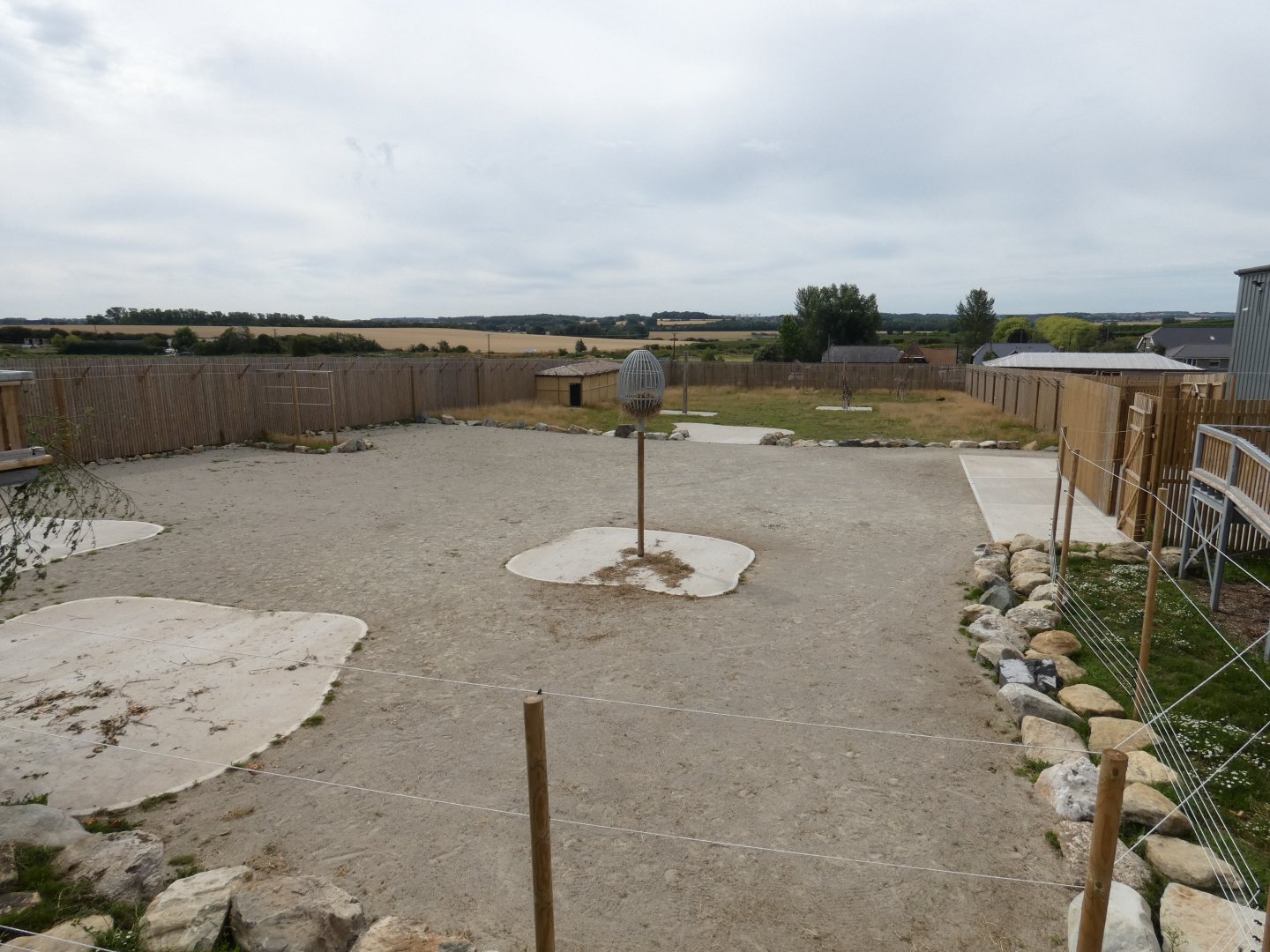 Rothschild's Giraffe and Blesbok enclosure