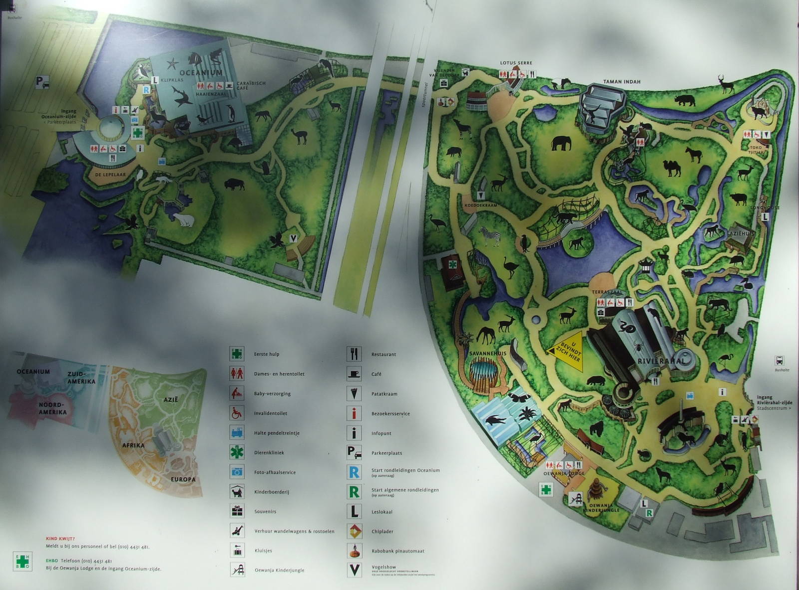 Rotterdam Zoo Map