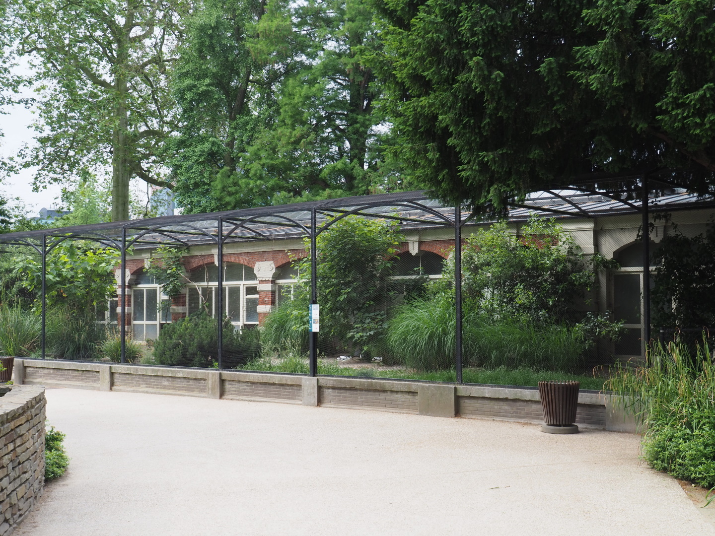 Rotunda building - European aviary with waders and other birds, 2021-06-12