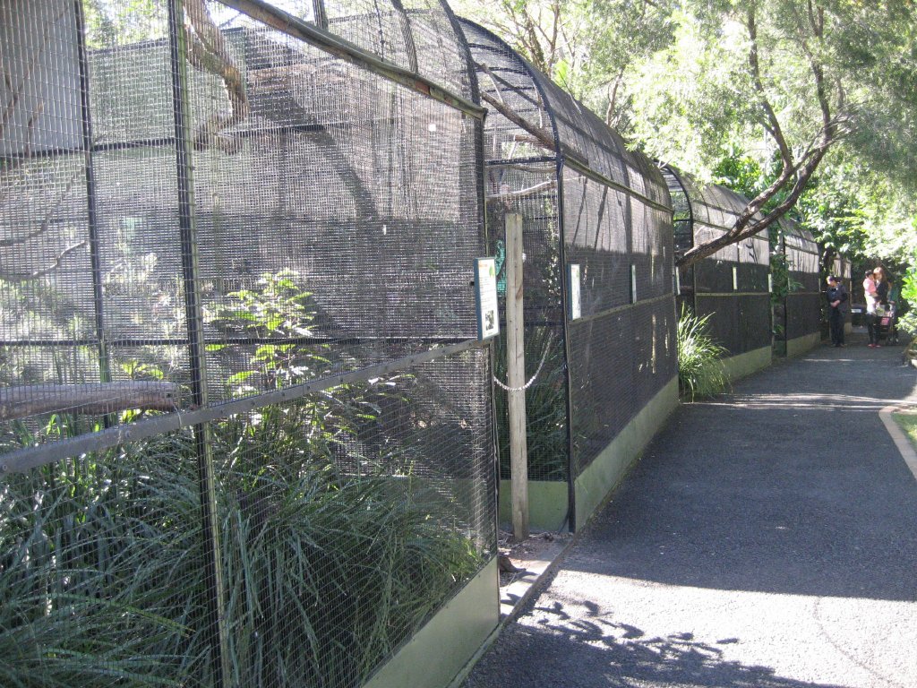 Row of Aviaries