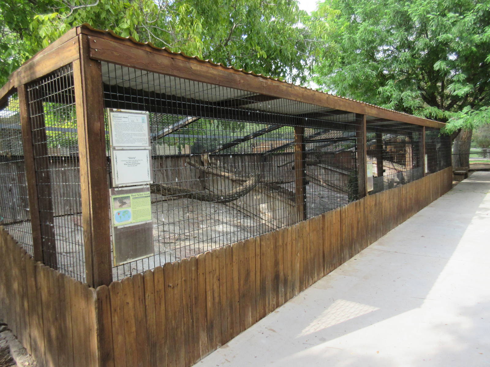 Row of Aviaries