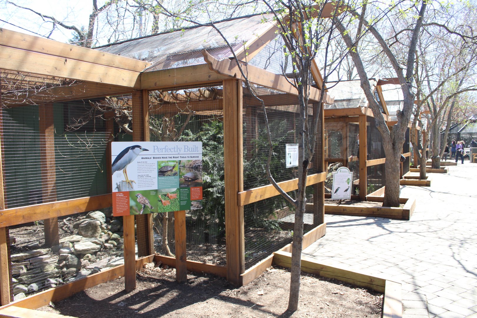Row of Bird Avairies - Wilds of Illinois