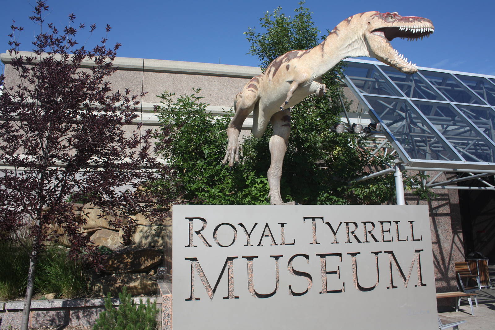 Royal Tyrrell Museum - Entrance Sign