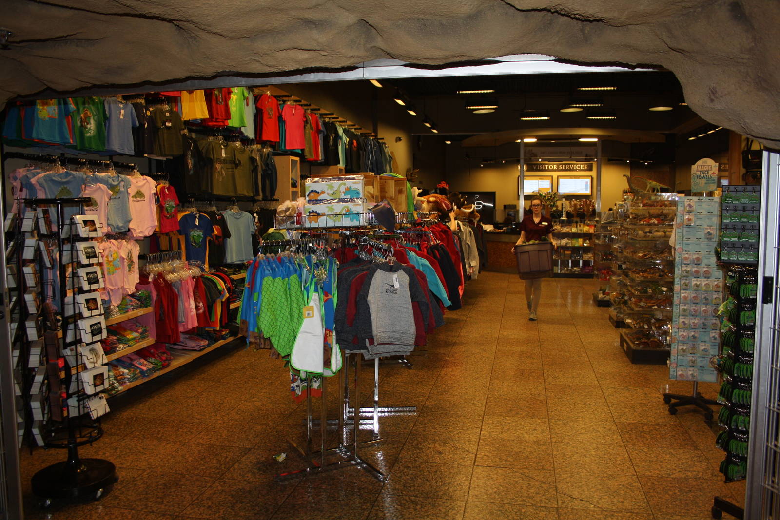 Royal Tyrrell Museum - Gift Shop (left-hand side)