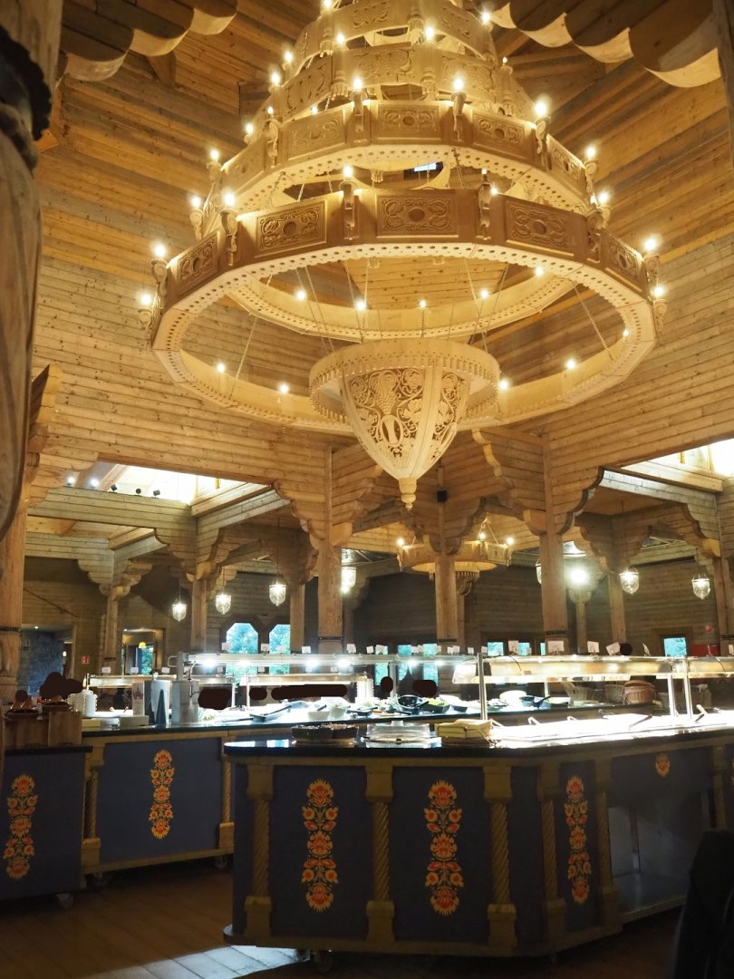 Russian restaurant Izba interior - Buffet, 2023-05-15