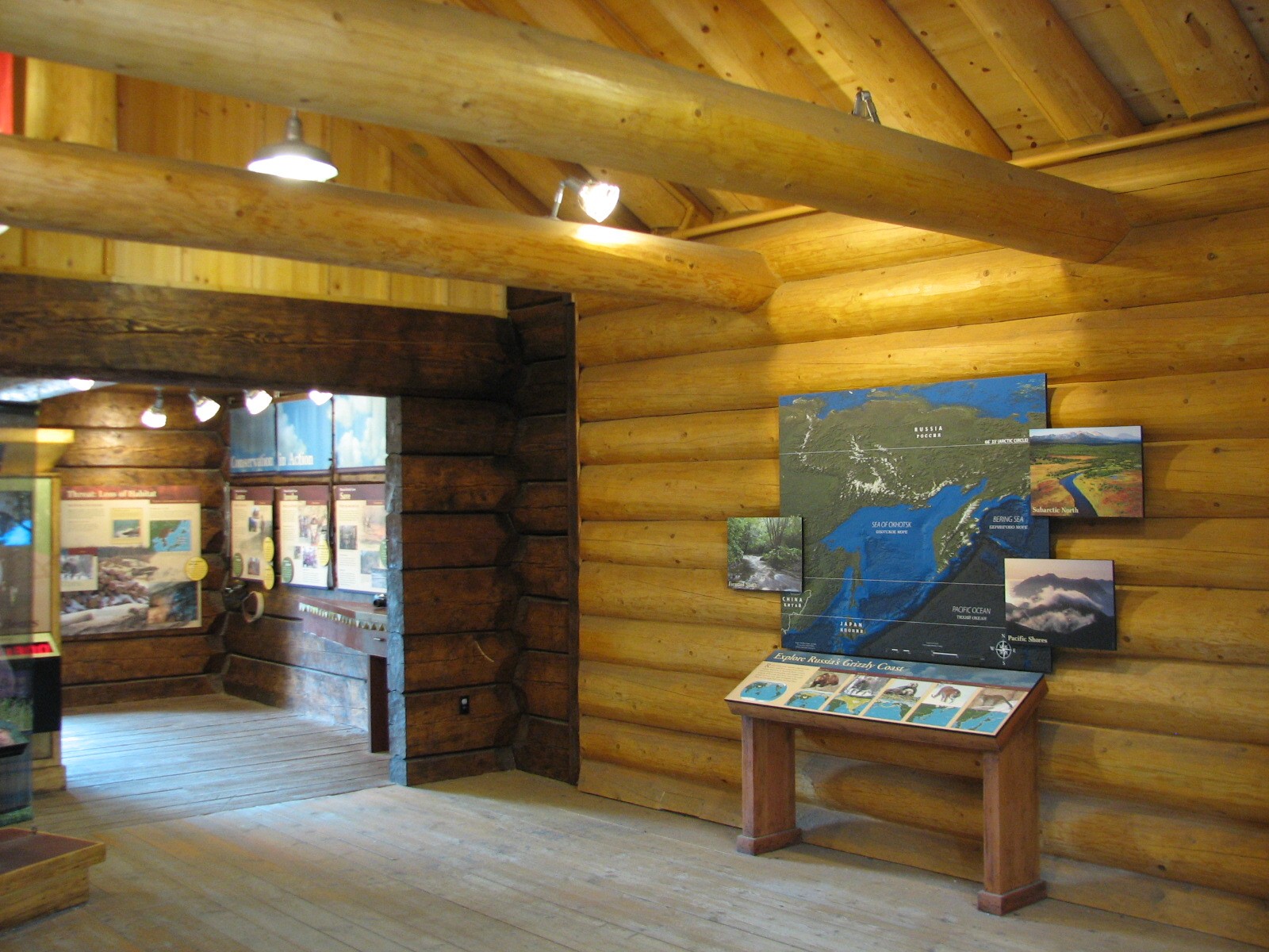 Russia's Grizzly Coast - Forested South - Conservation Science Cabin Interi