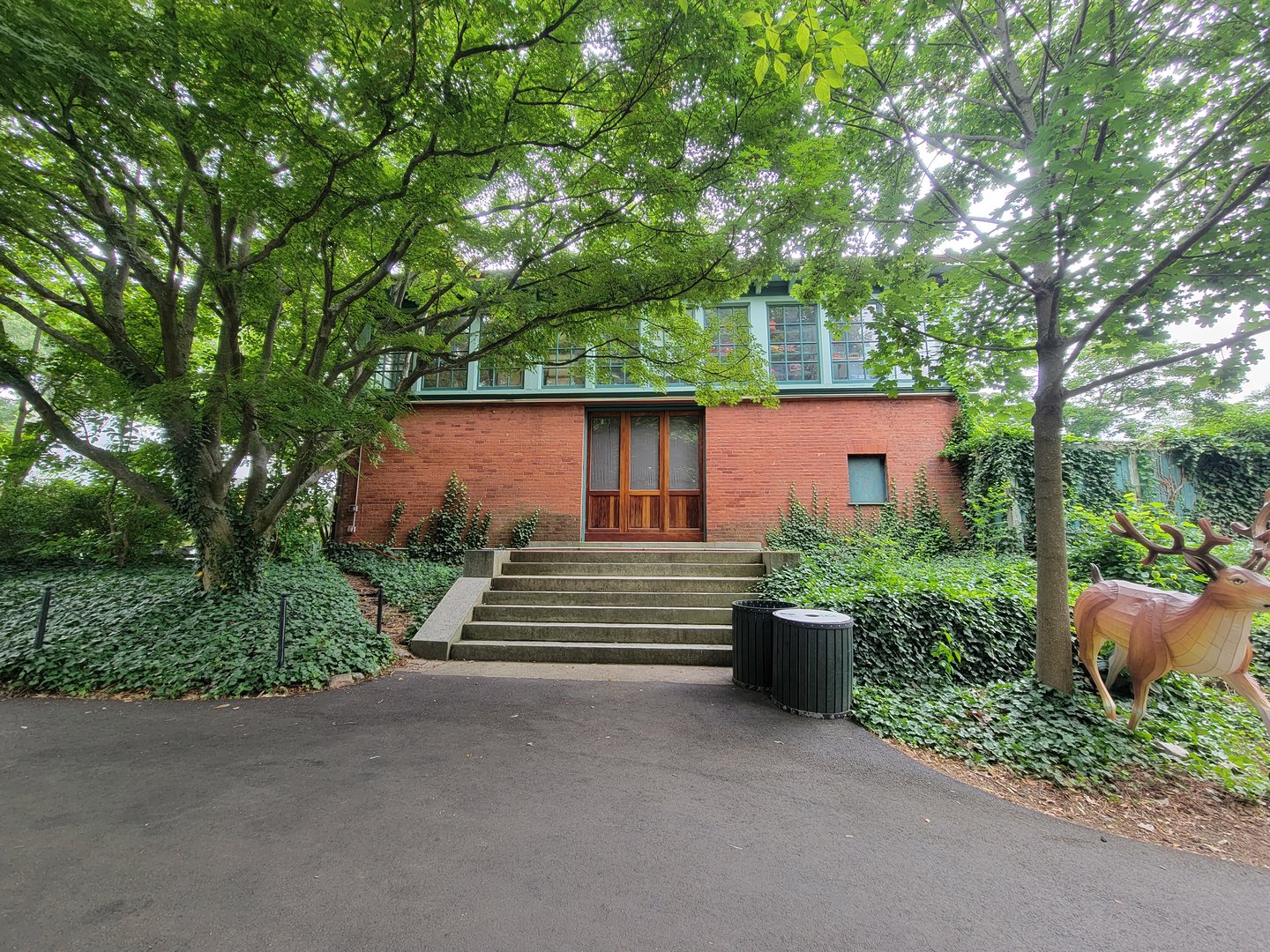 RWPZ 7/22 - Back of  Zoo Menagerie building