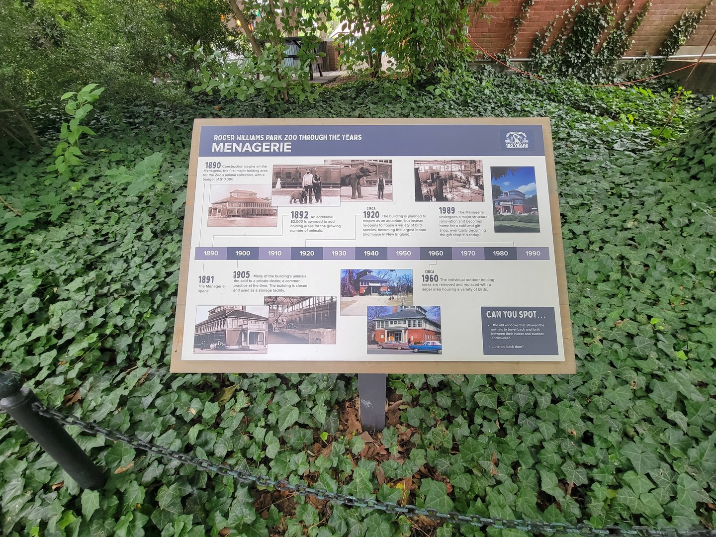 RWPZ 7/22 - Info aboutt he history of the Zoo Menagerie building