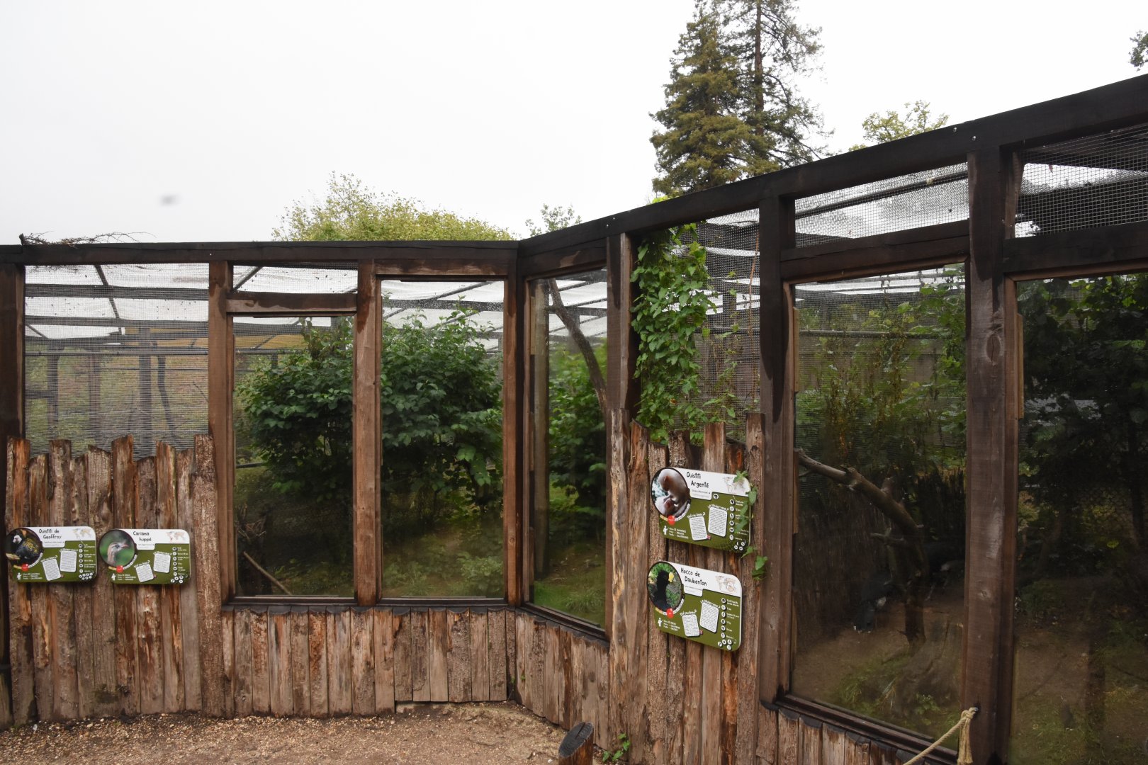 S-American monkey enclosures