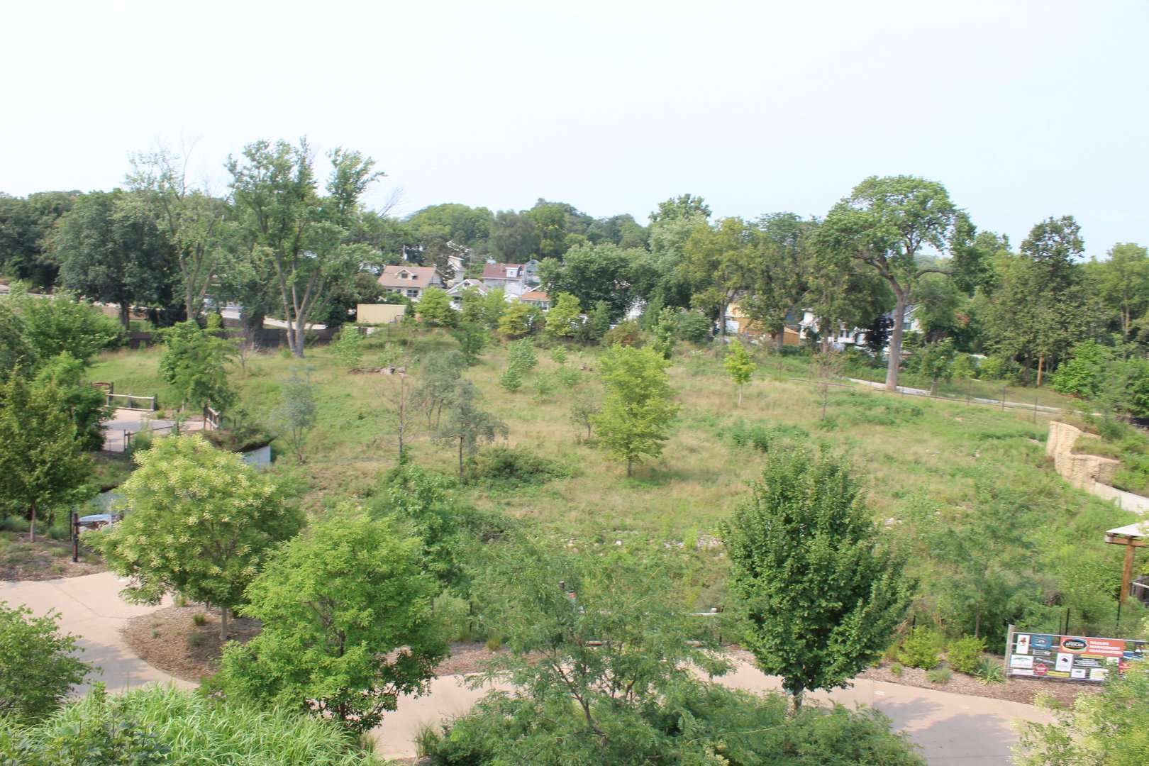 Sable Antelope Exhibit - African Grasslands (View from Skyfari)
