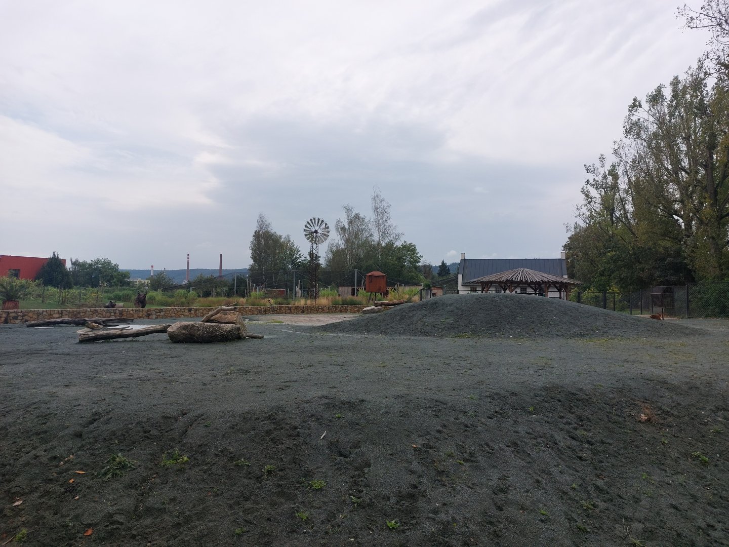 Sable antelope exhibit