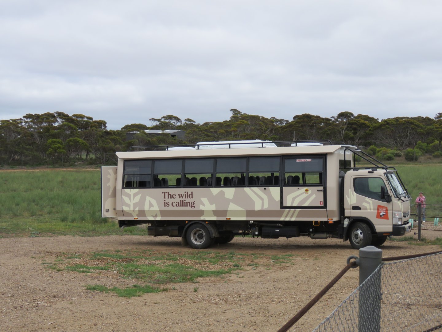 Safari Bus for tours of Wild Africa Area