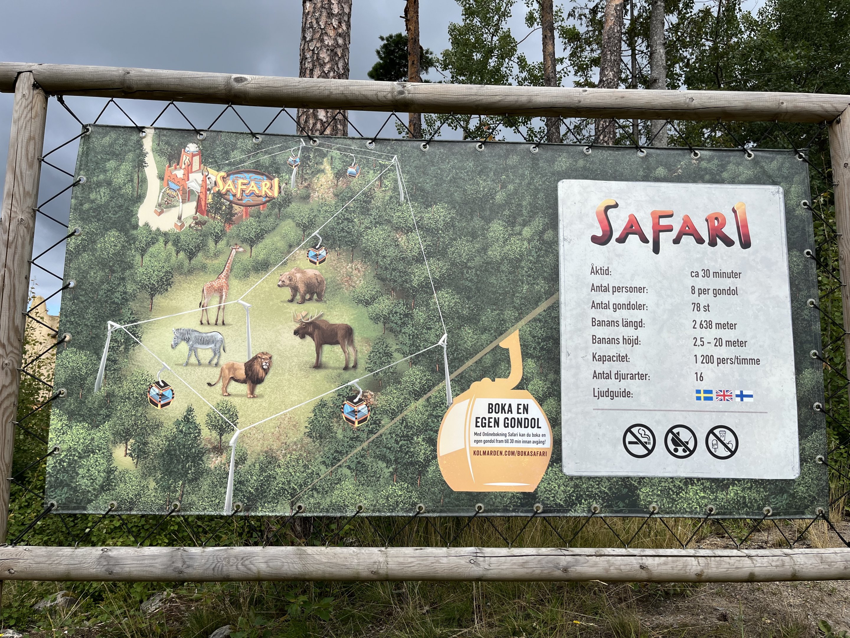 Safari Gondola Ride - map