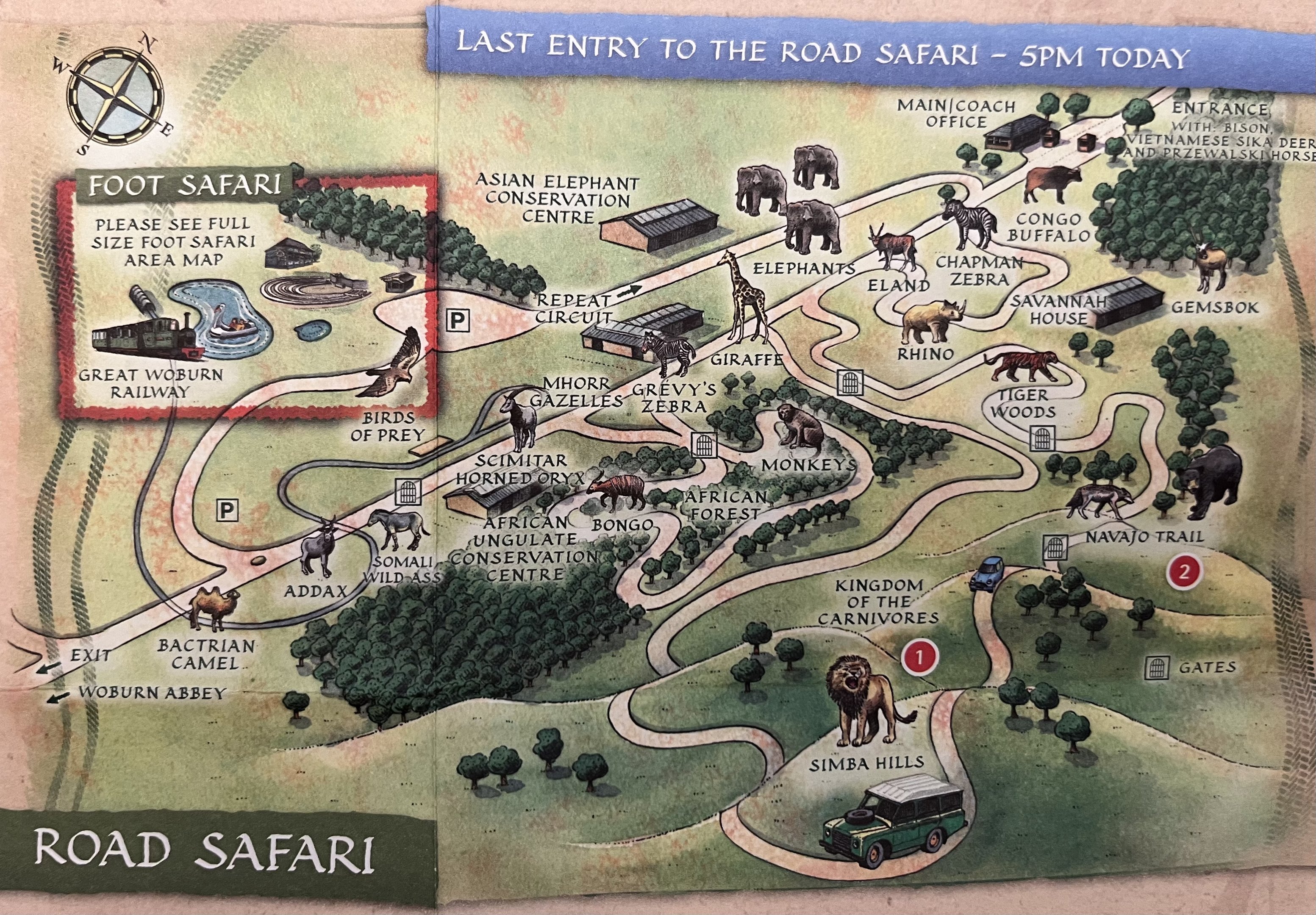 Safari Map - 2009