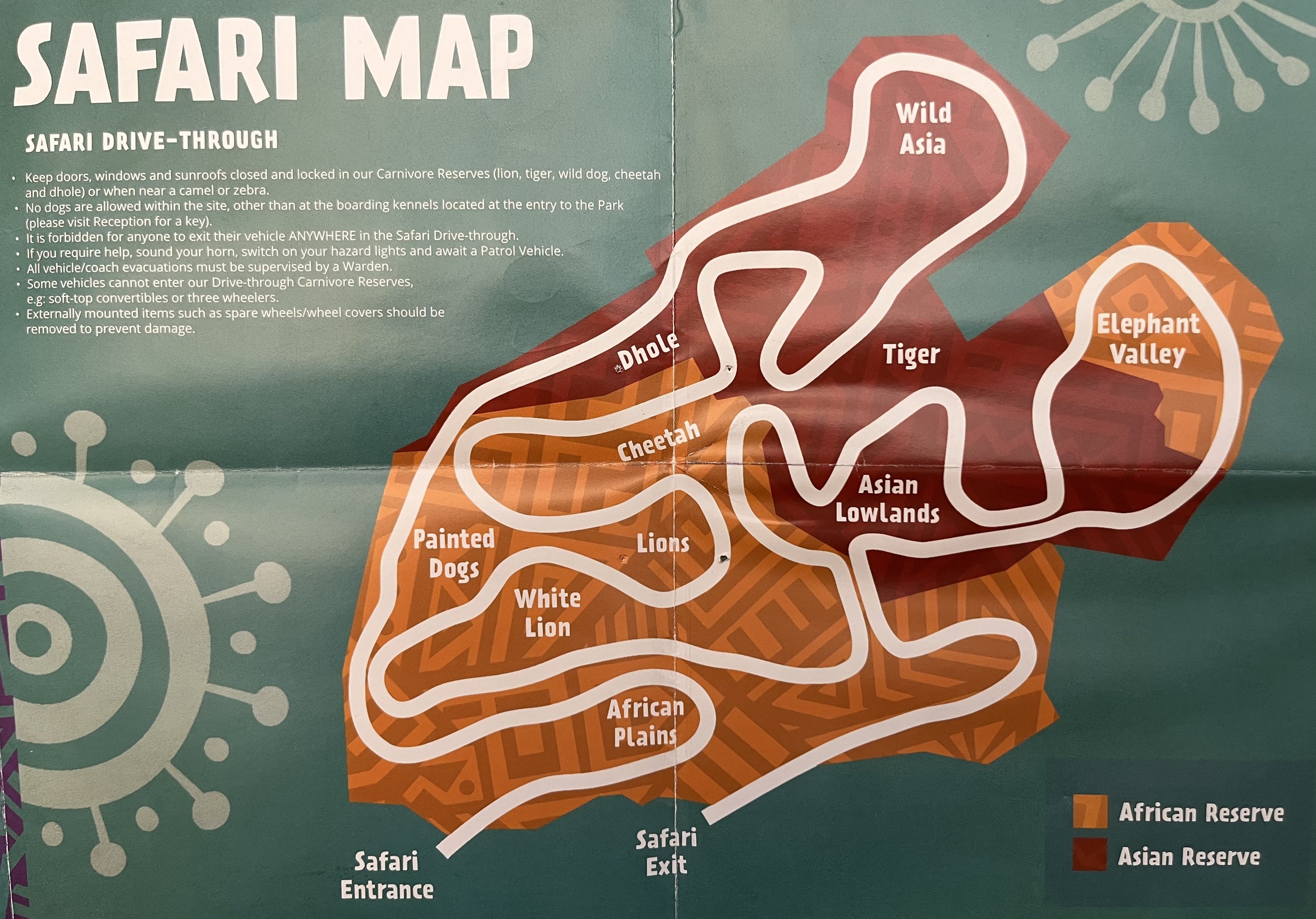 Safari Map - Fall 2018