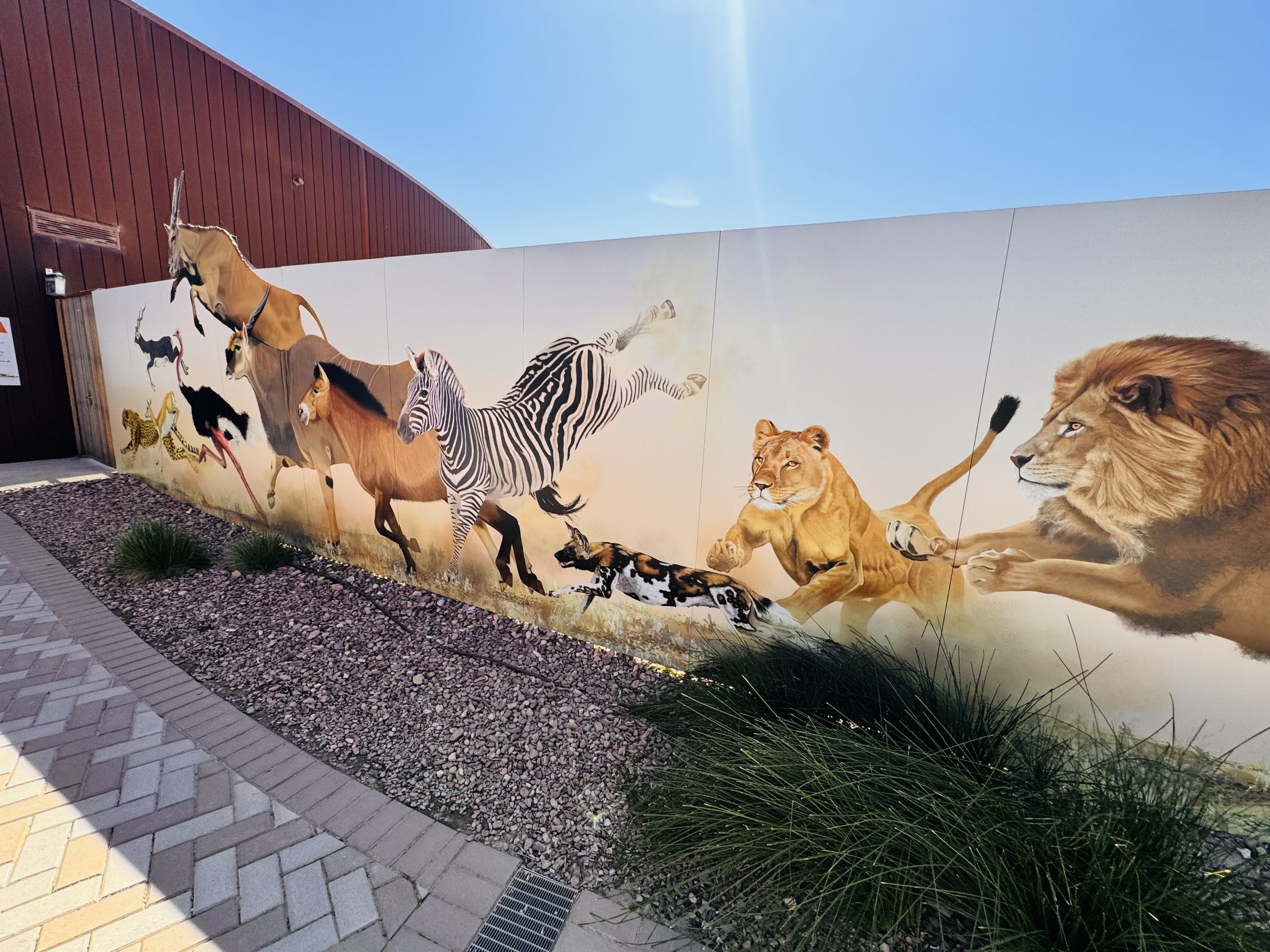 Safari park mural