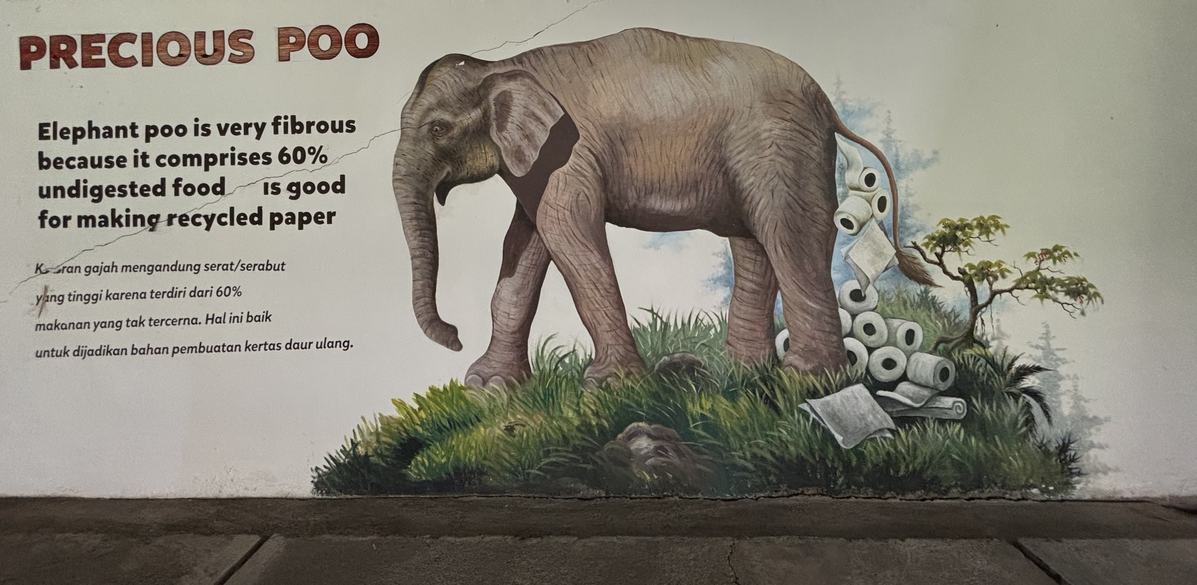 Safari Poo Paper Sign