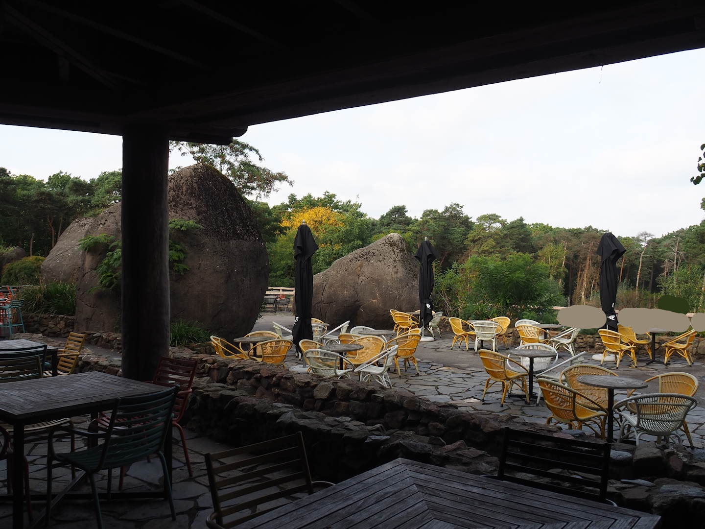 Safari restaurant terraces, 2023-10-07