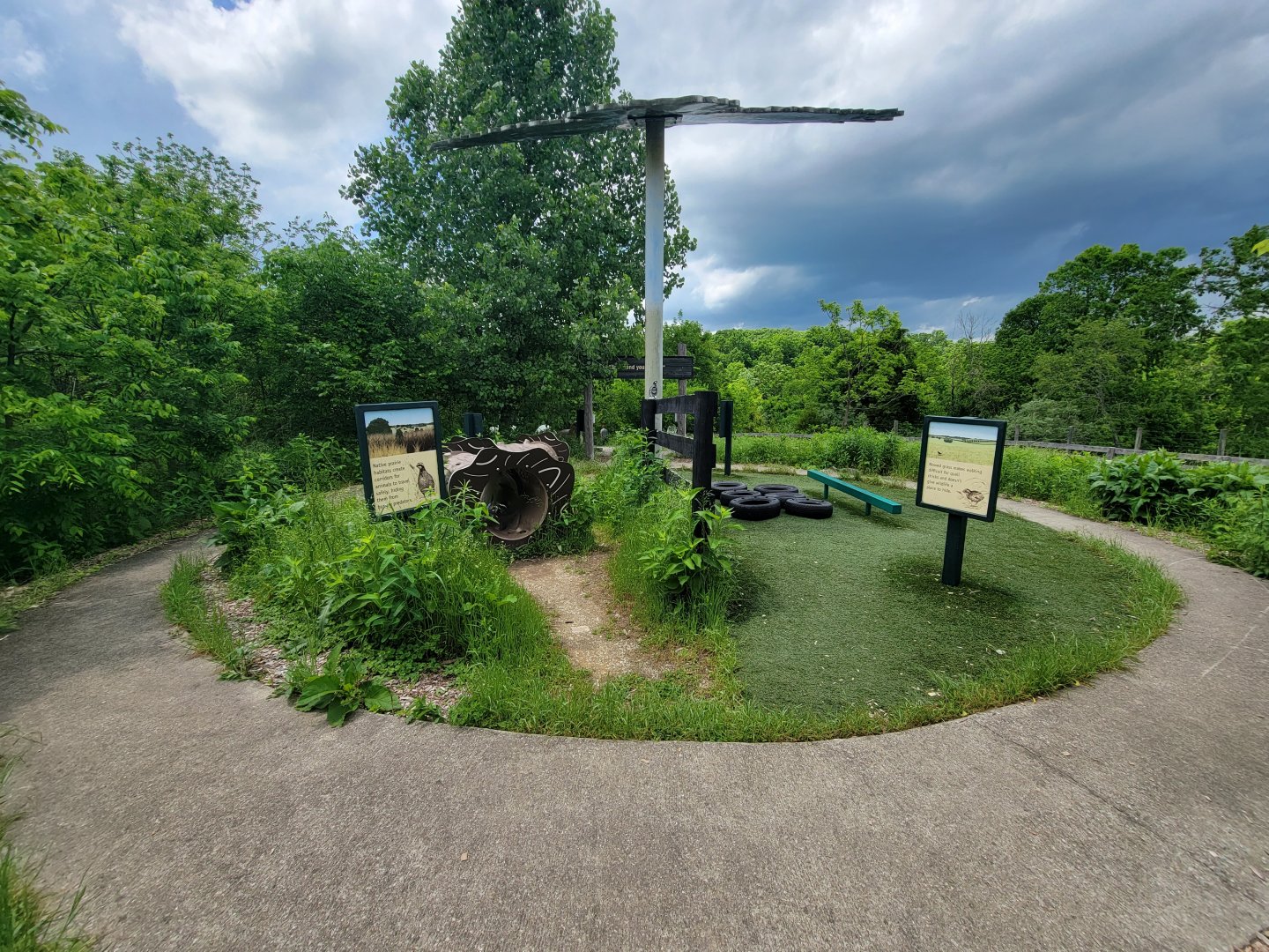Salato - Bobwhite - You need to hide from a predator, which way do you go?
