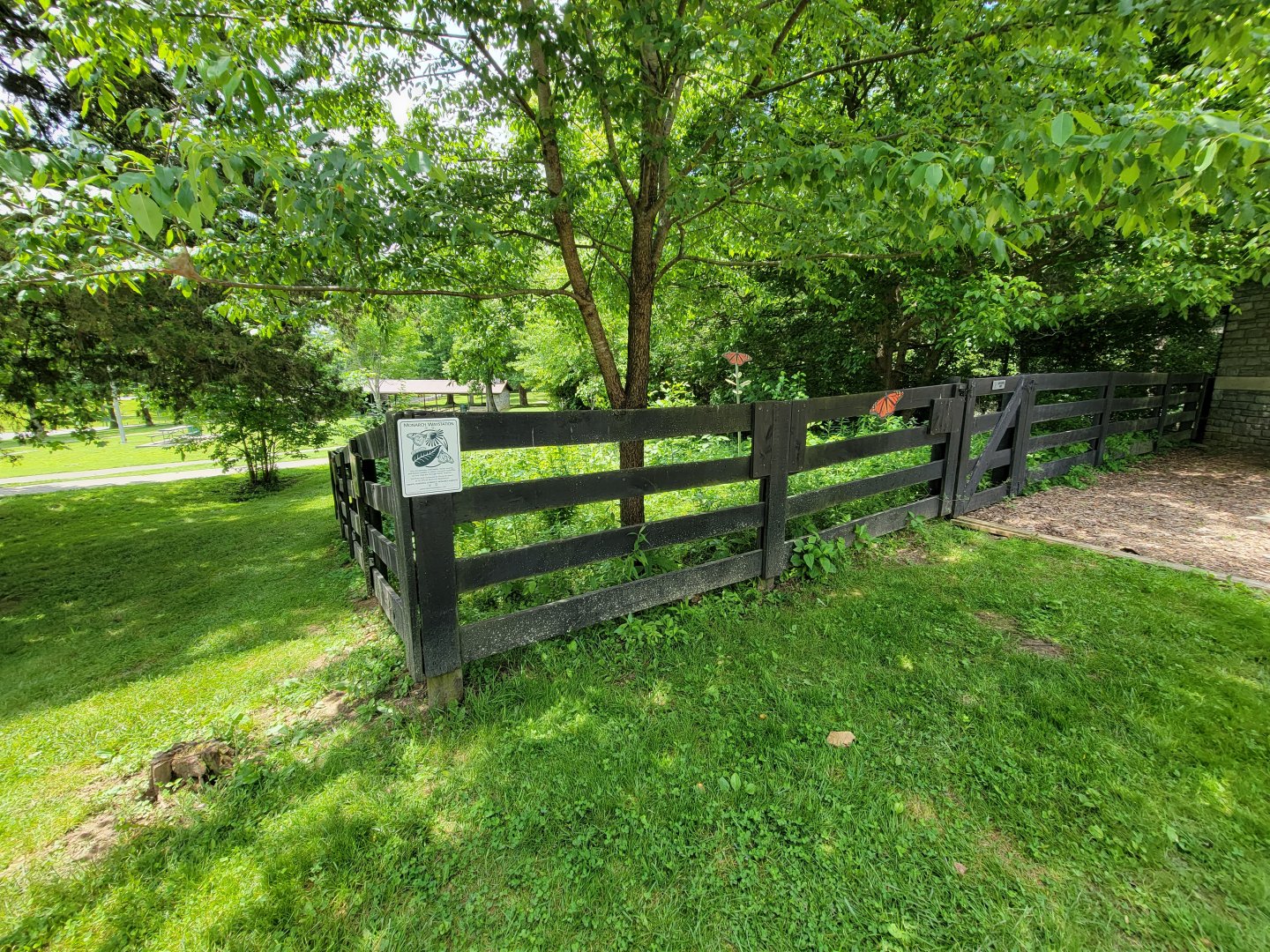 Salato - Butterfly garden outside entrance
