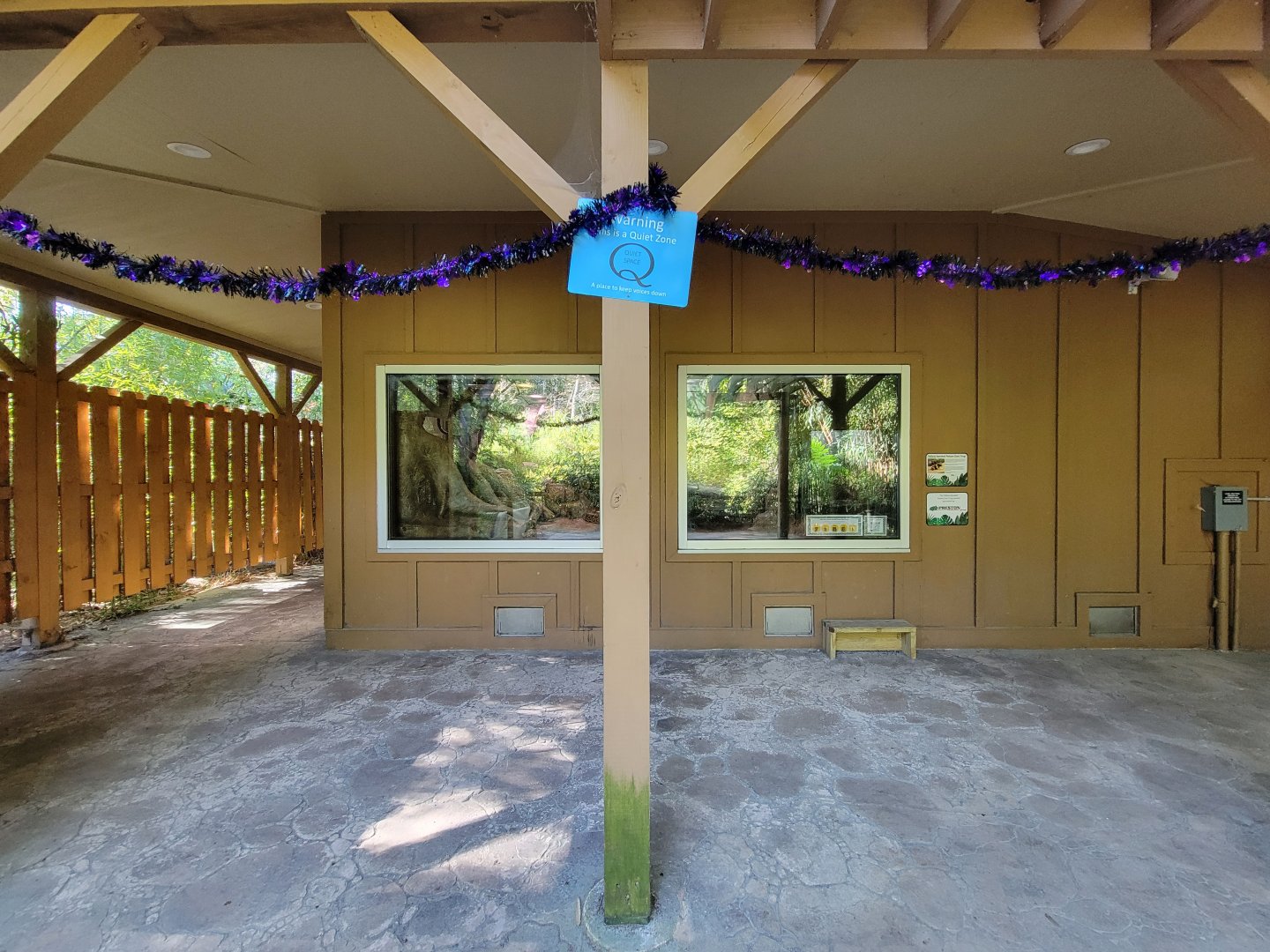 Salisbury Zoo - Back of Morgan conservation center