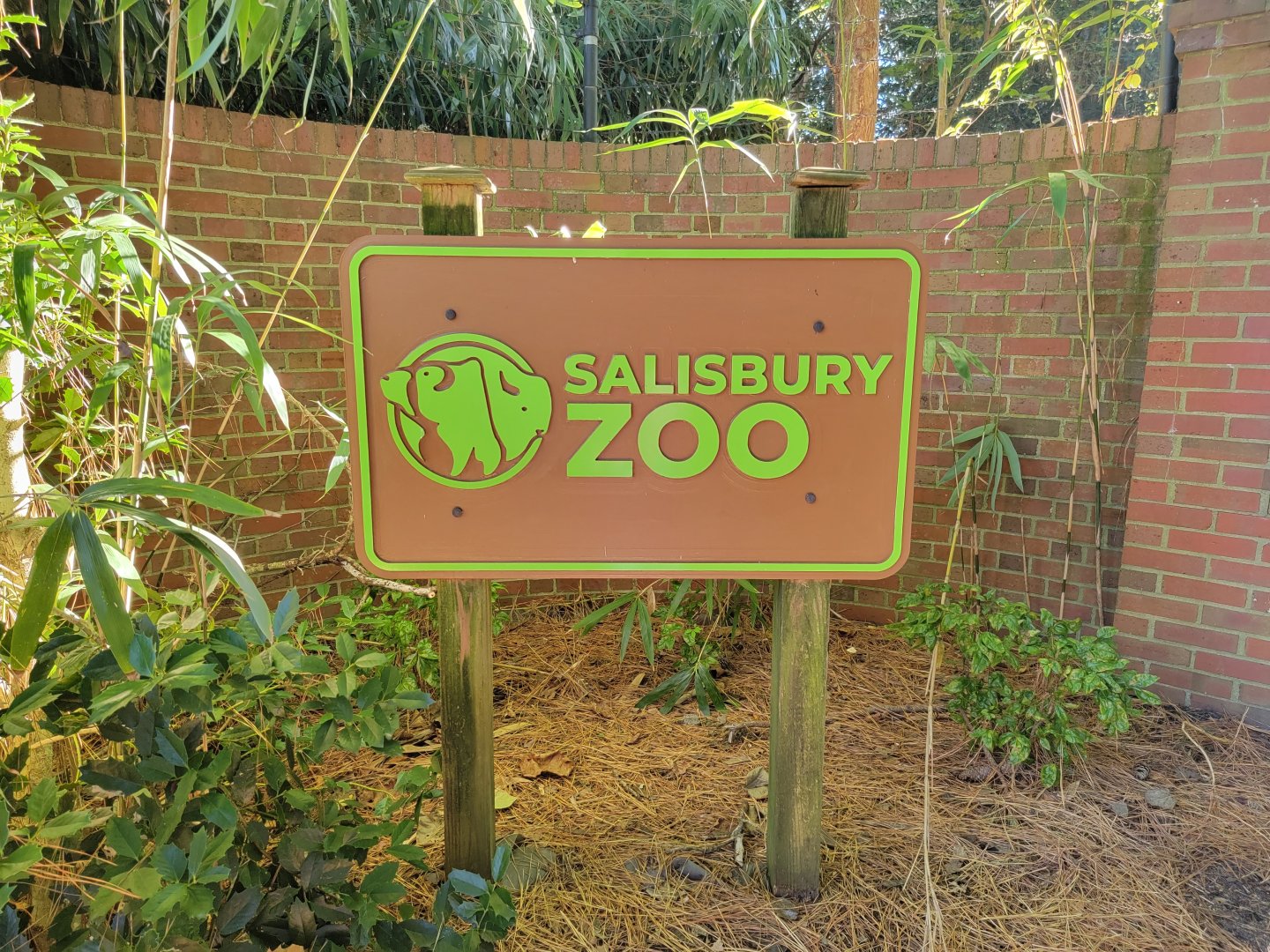 Salisbury Zoo - New zoo logo sign