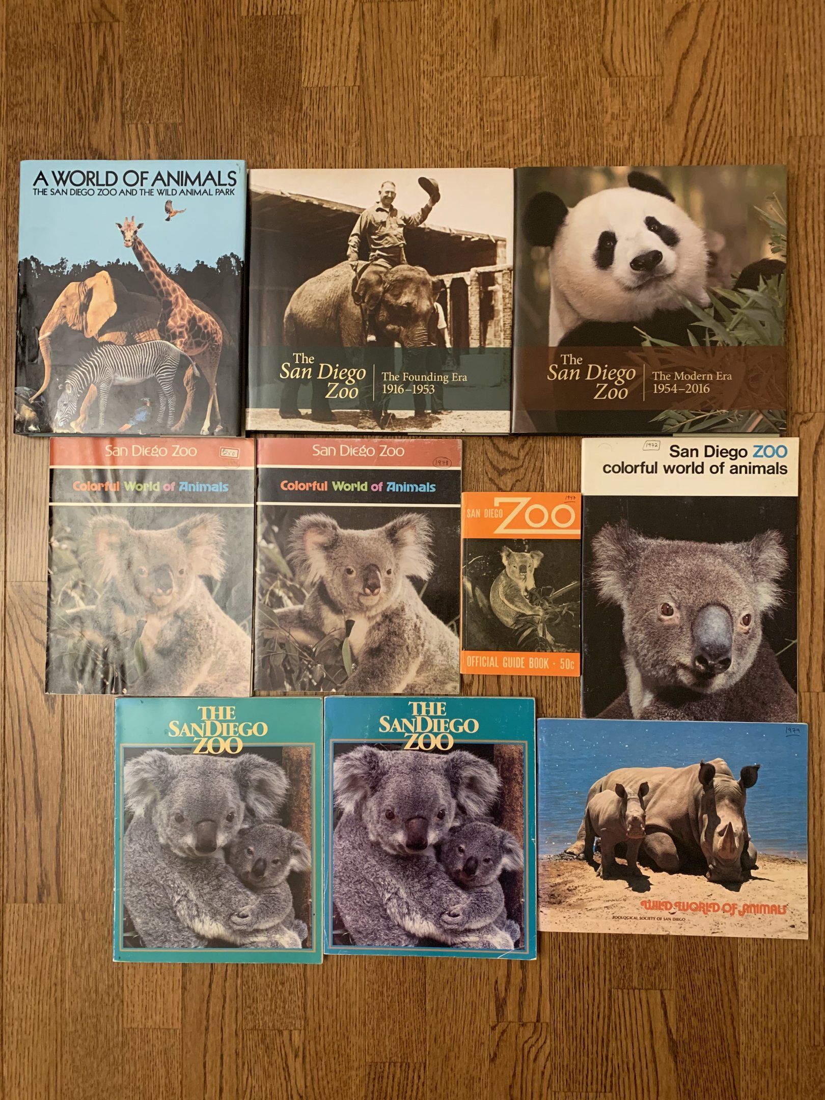 San Diego Zoo books - I