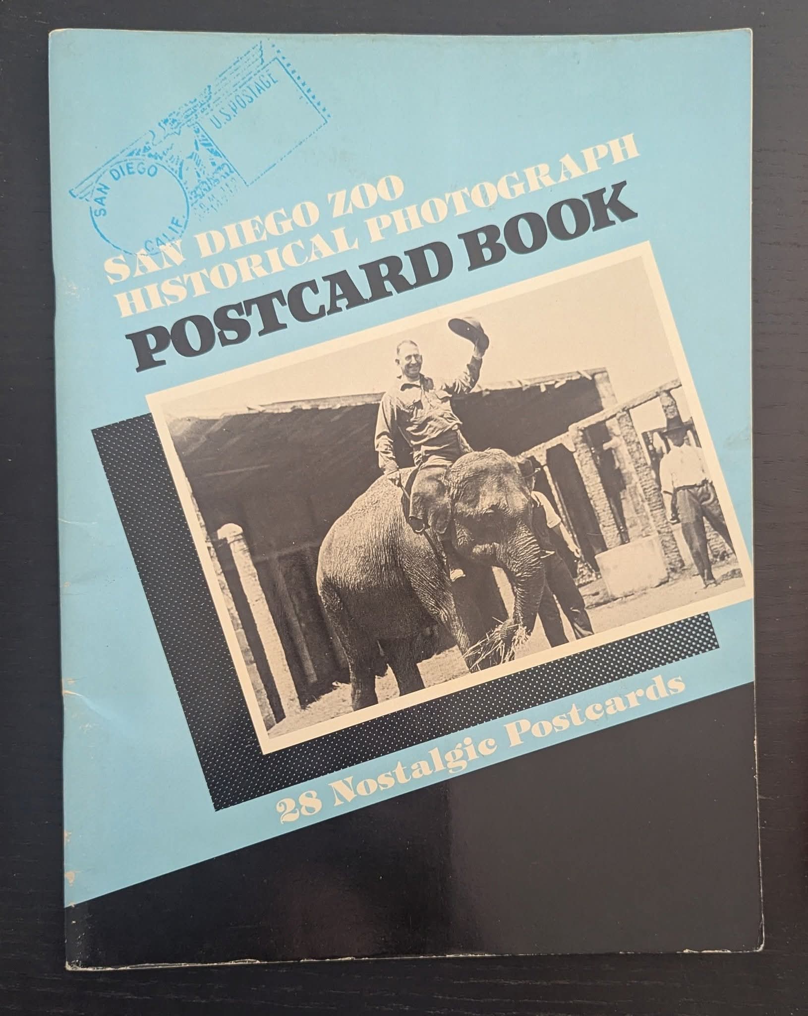 San Diego Zoo Historical Photograph Postcard Book