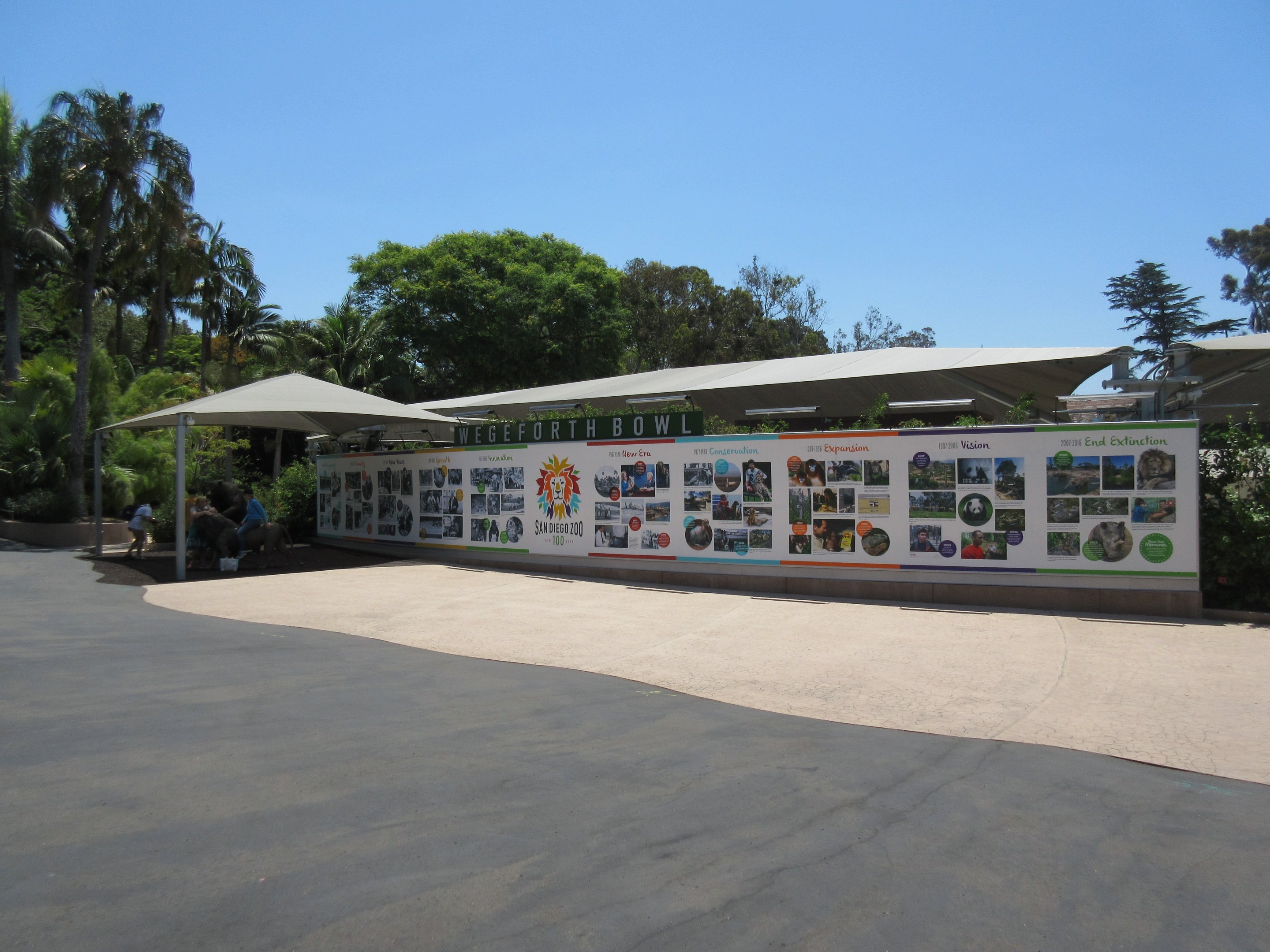 San Diego Zoo History Wall