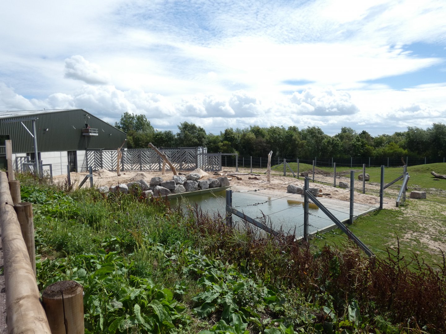 Sand Paddock and Pool (Elephant Basecamp)