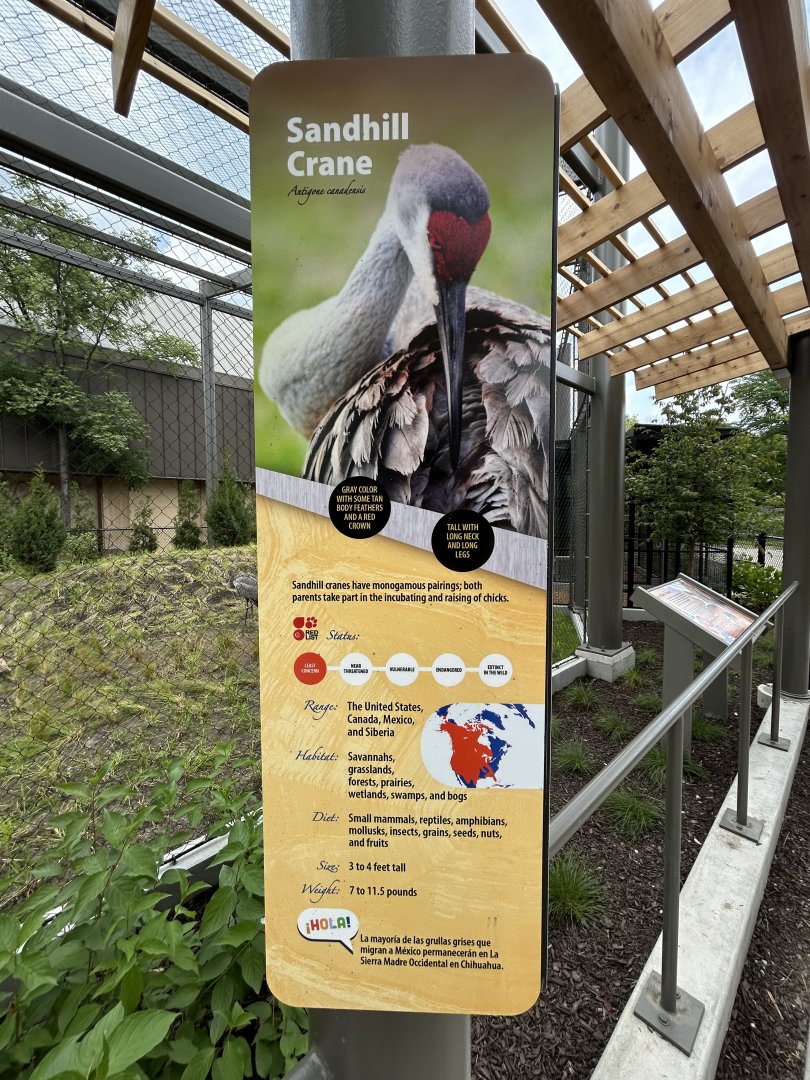 Sandhill Crane Signage