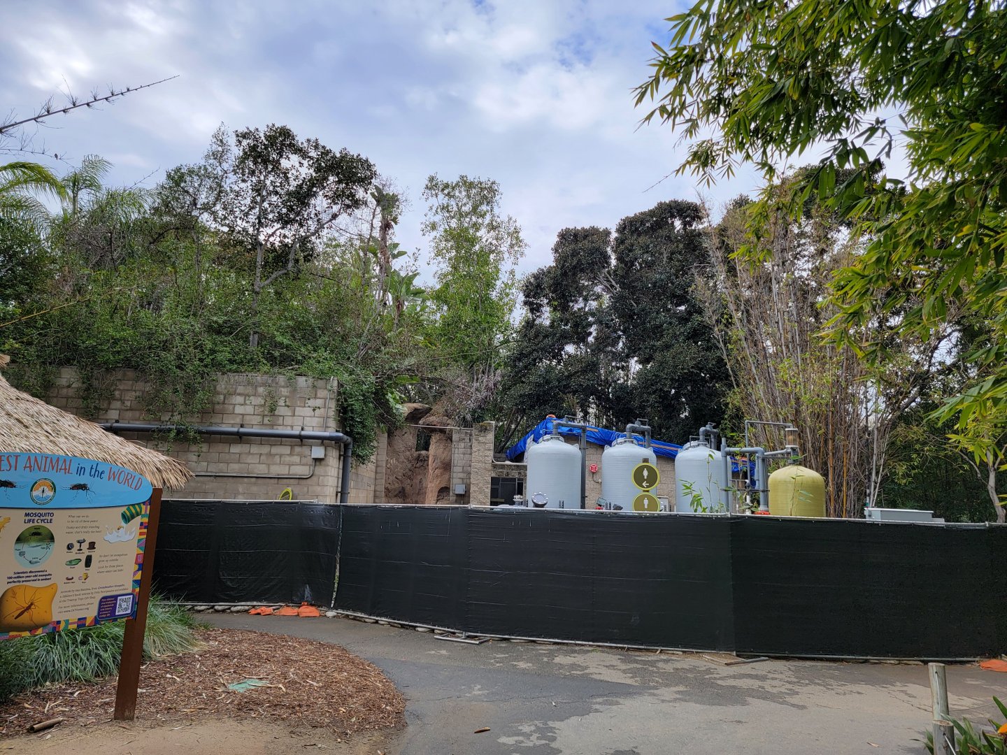 Santa Ana Zoo - Construction