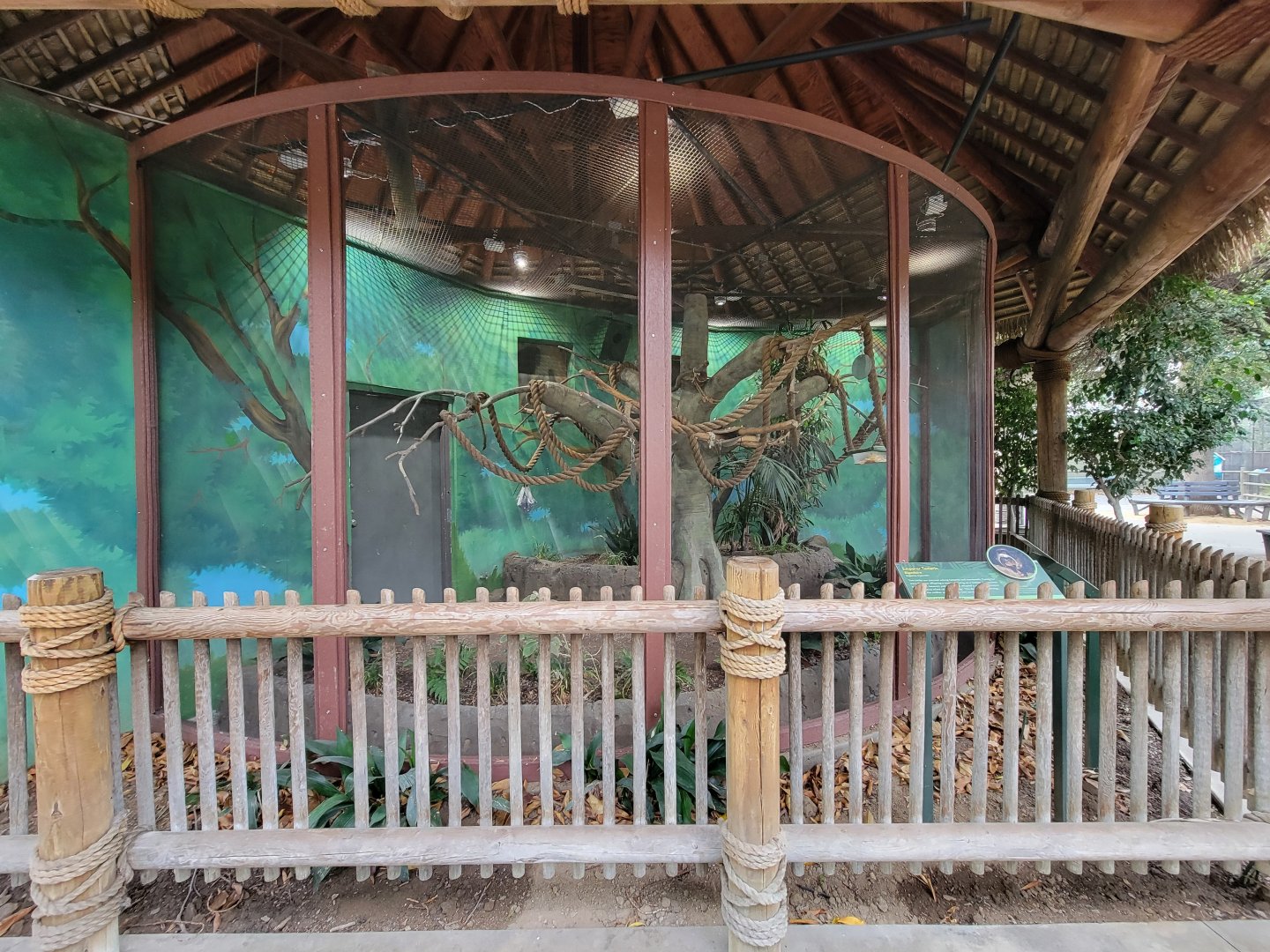 Santa Ana Zoo - Emperor tamarin exhibit