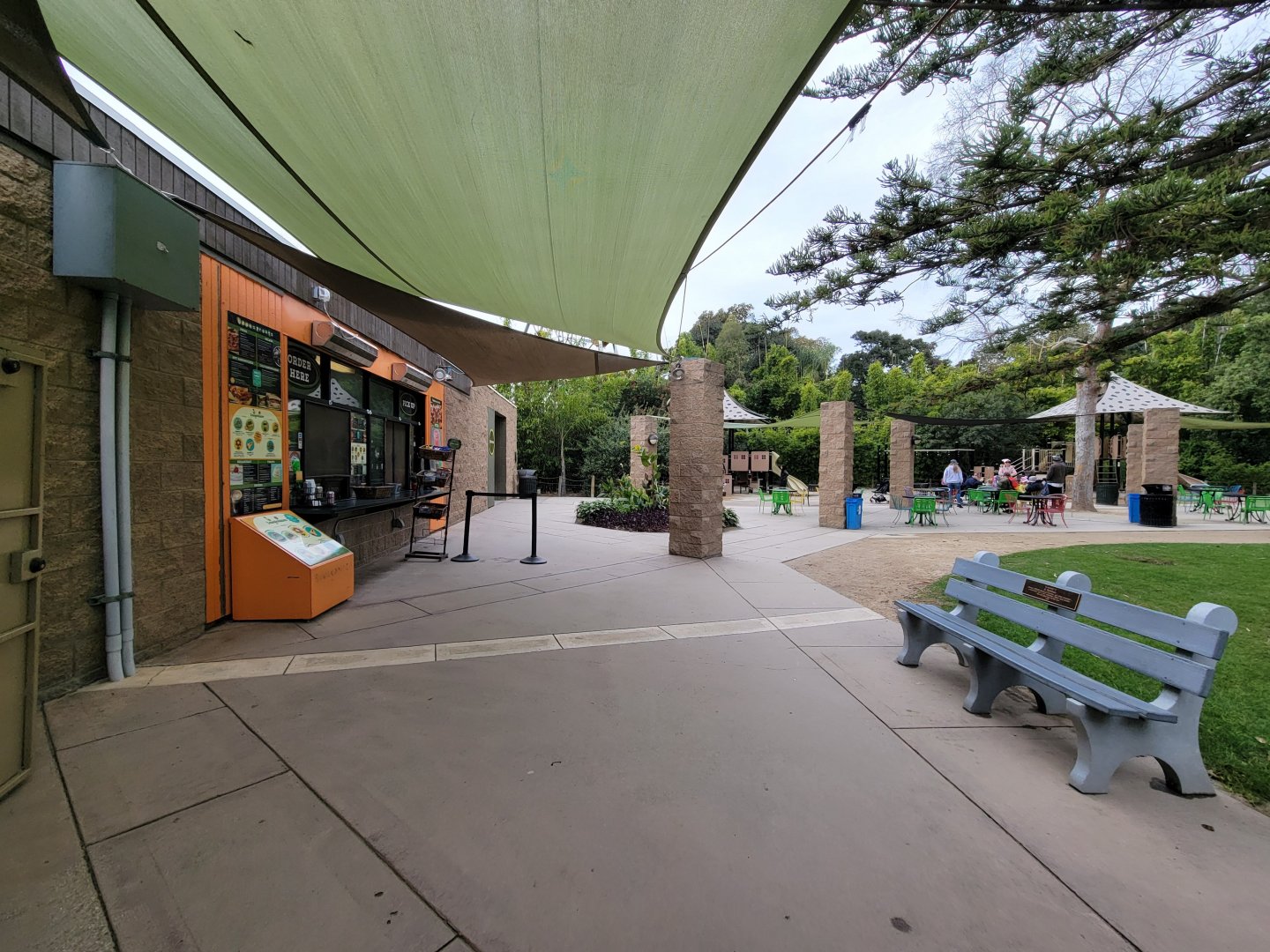 Santa Ana Zoo - Inside entrance