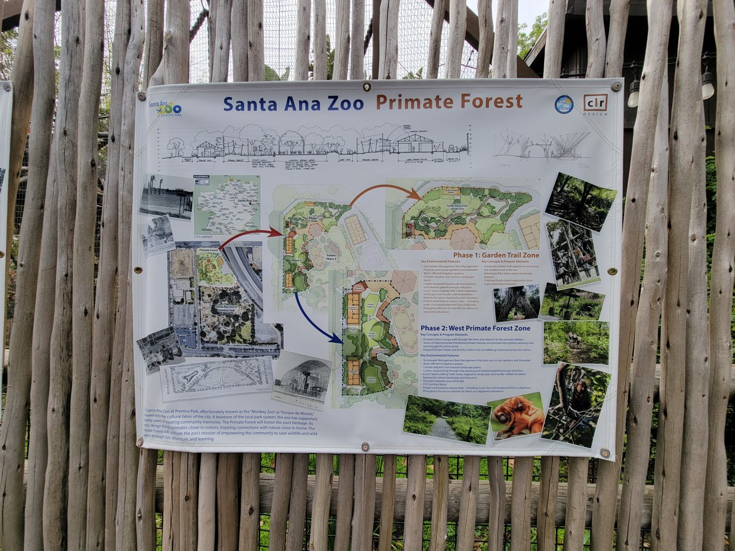 Santa Ana Zoo - Primate Forest master plan