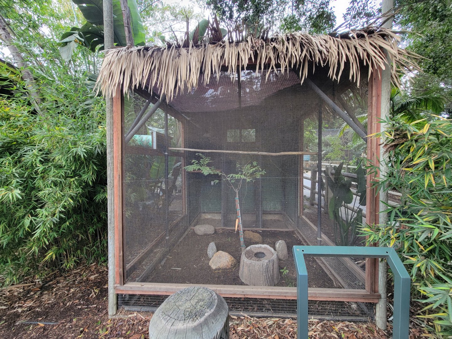 Santa Ana Zoo - Unsigned, empty? exhibit