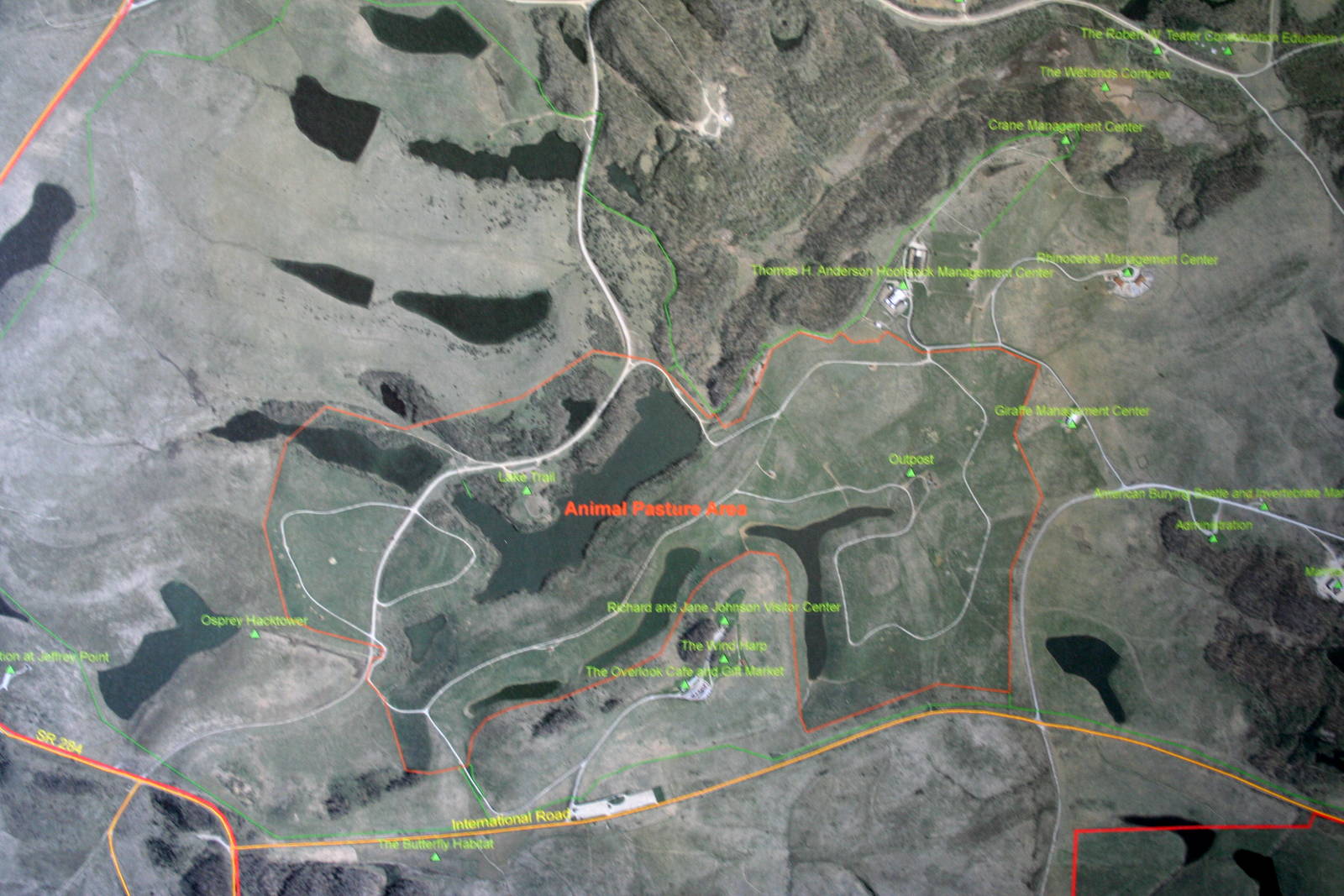 Satellite View of the Wilds