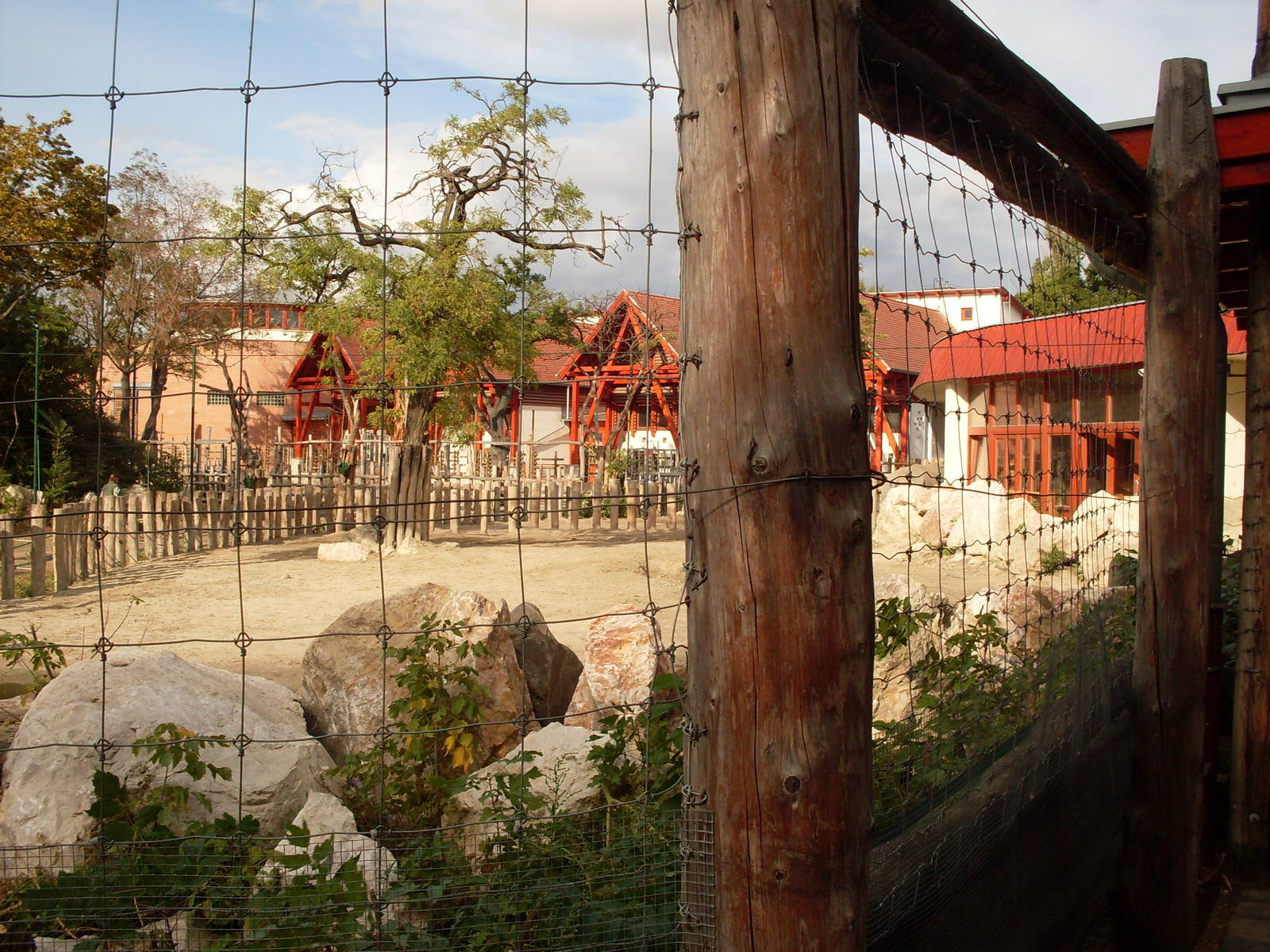 savanna enclosure with stables (2011 early autumn)