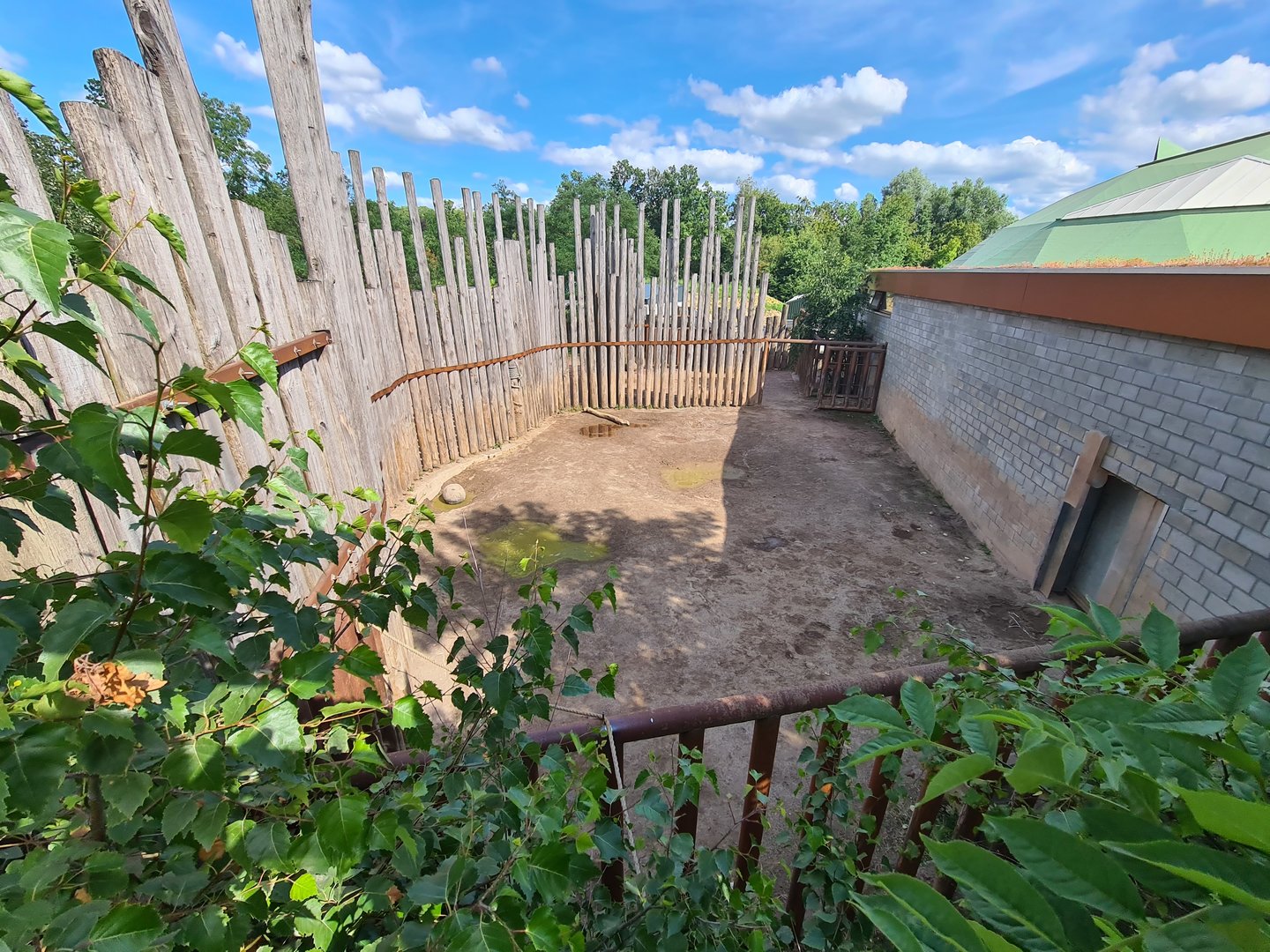 Savanna - Rhinoceros separation enclosure