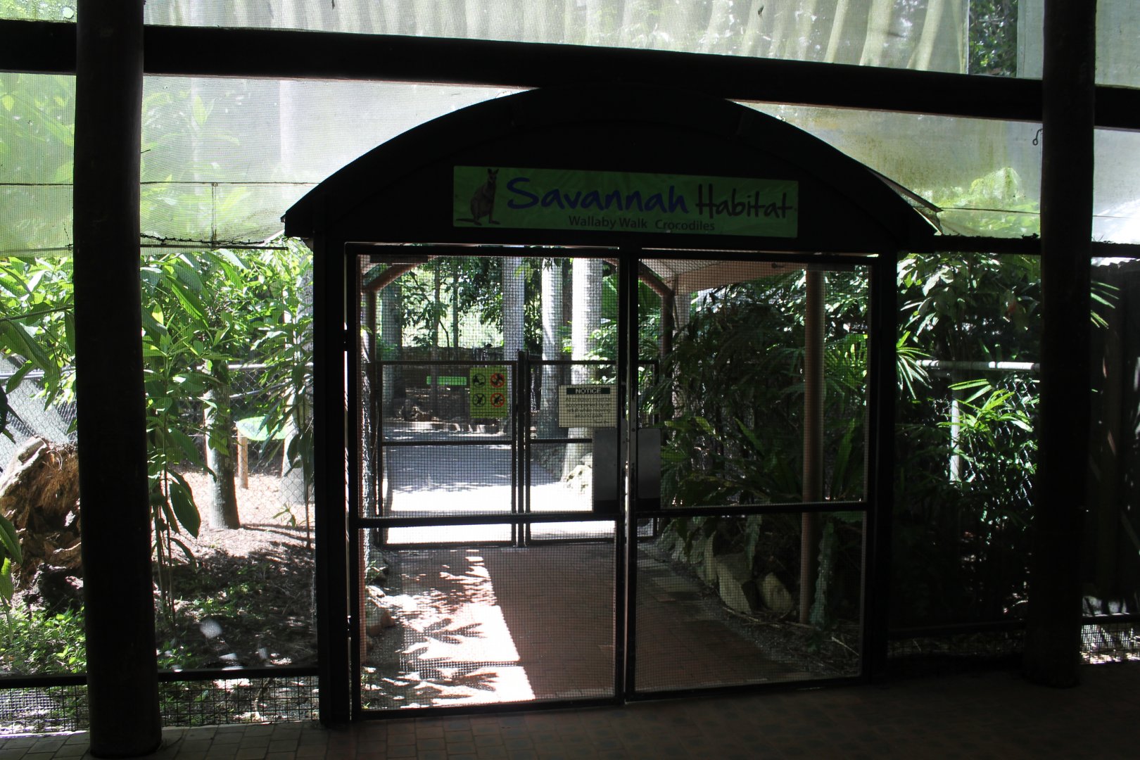 Savannah Habitat entrance