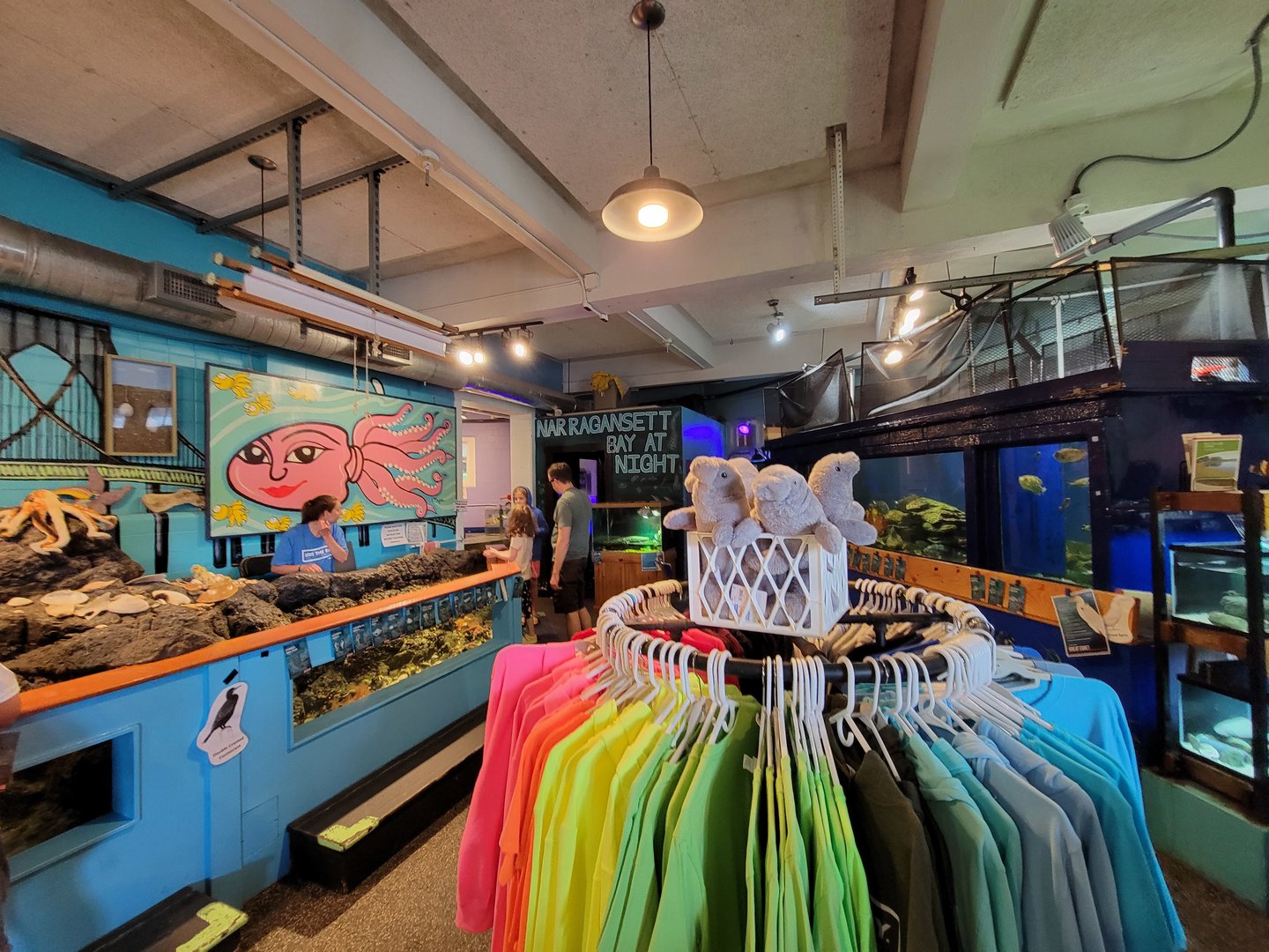 Save the Bay 7/22 - Touch tank, gift shop area