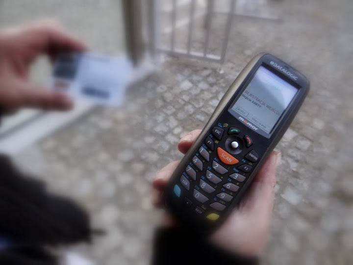 Scanner of annual cards