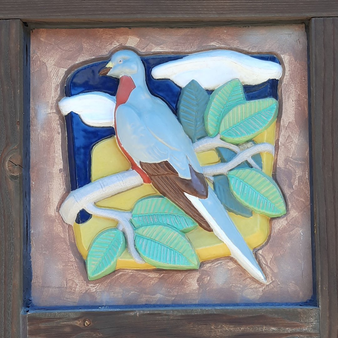 Schrekengost Bird Tile 4