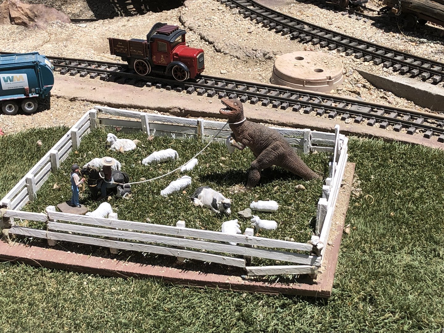 Scientifically-accurate dinosaur farm