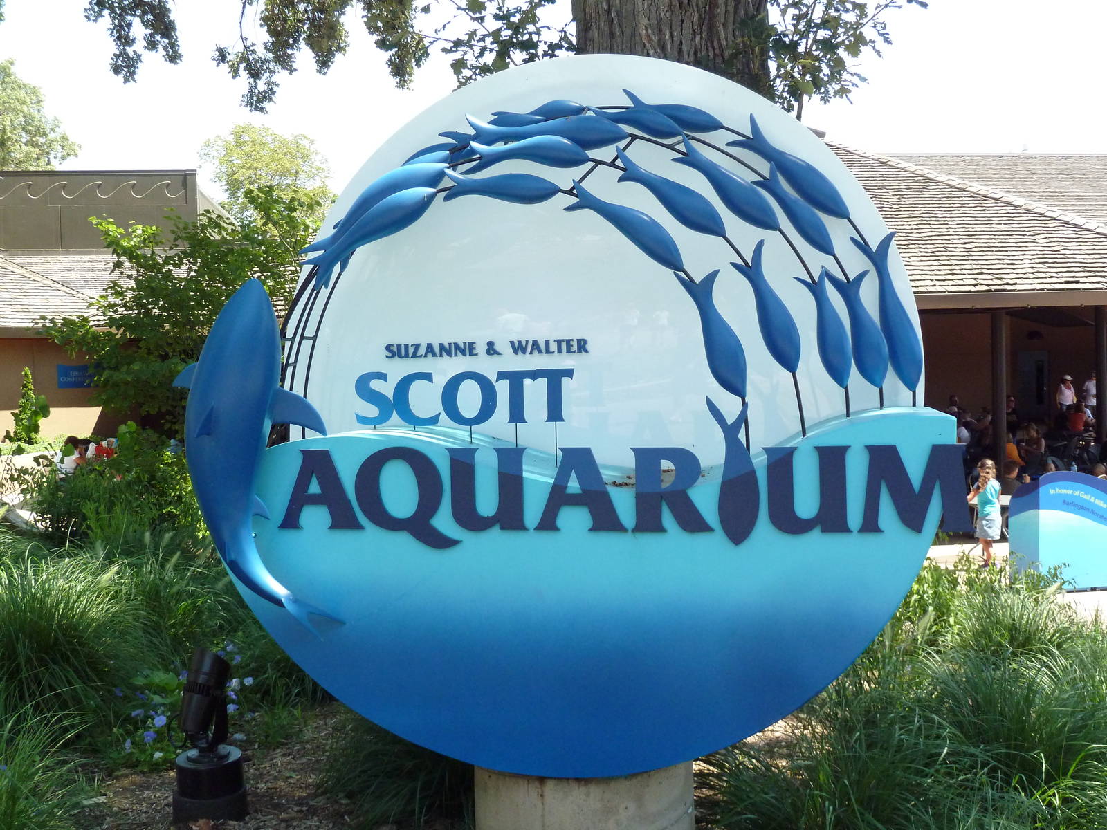Scott Aquarium - Entrance Sign